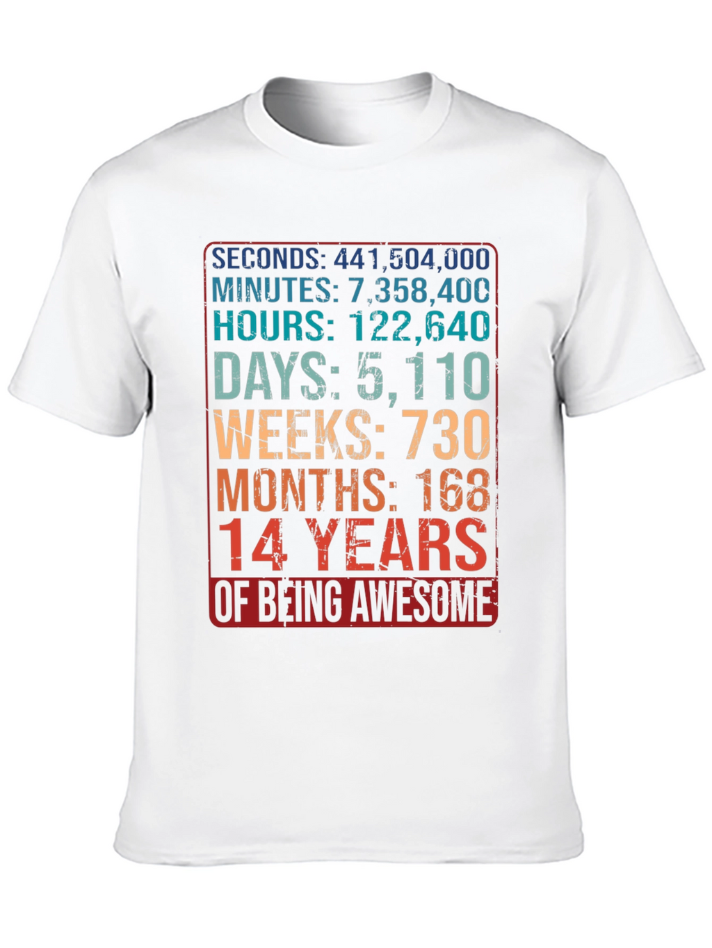 14 Years of Awesome Graphic T-Shirt
