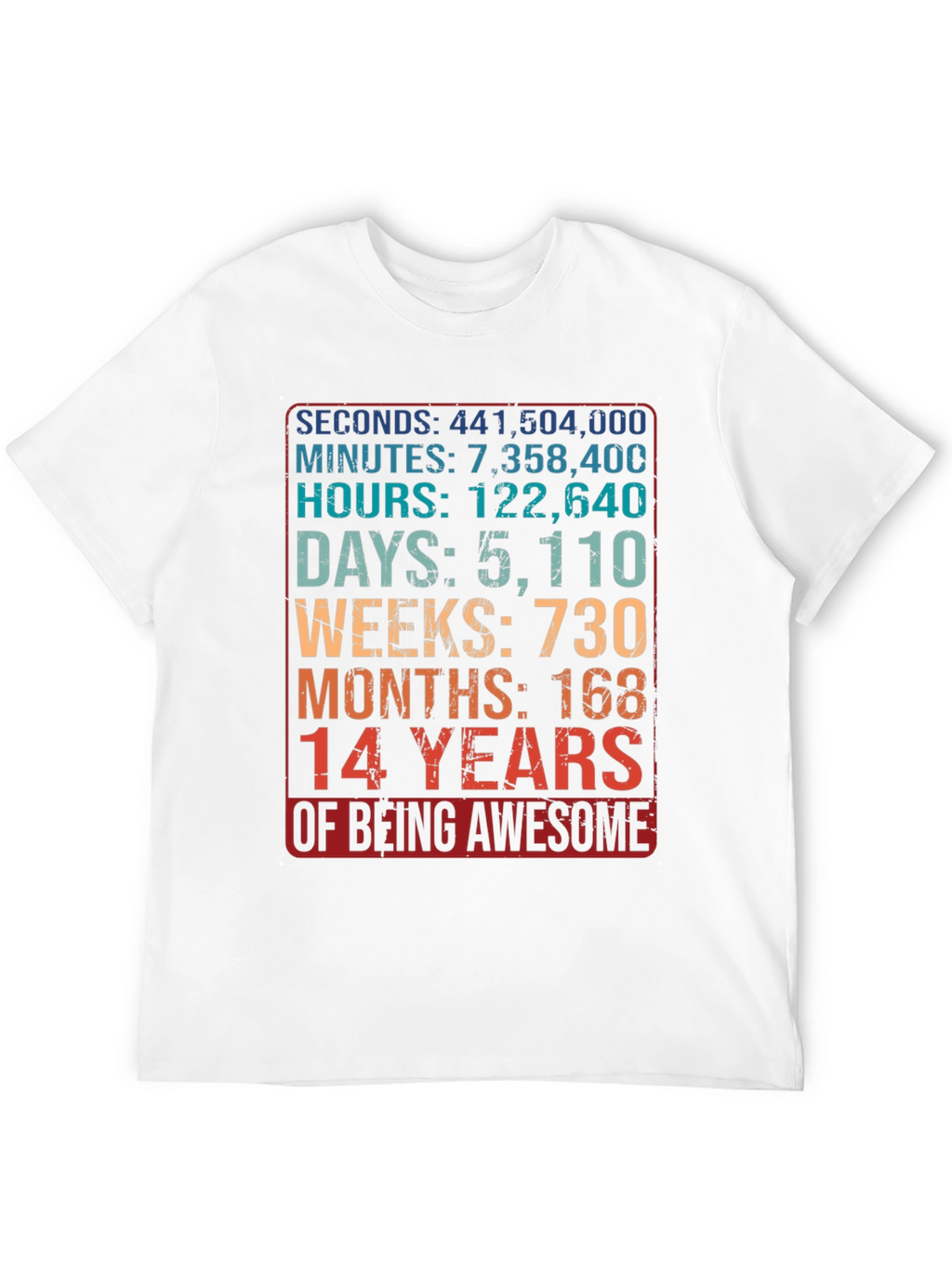 14 Years of Awesome Graphic T-Shirt