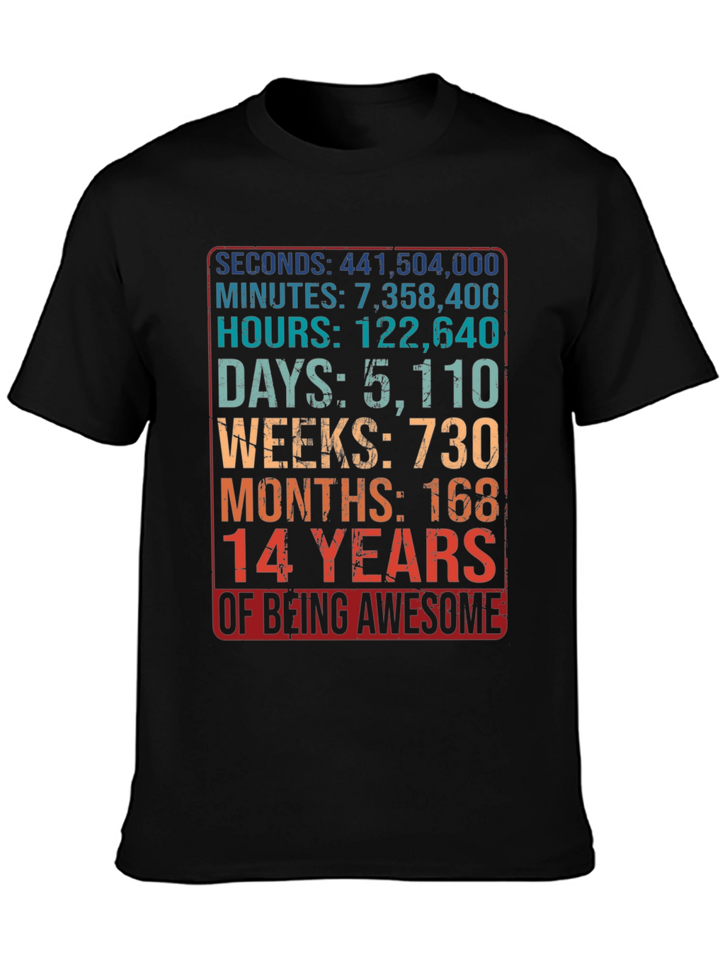 14 Years of Awesome Graphic T-Shirt