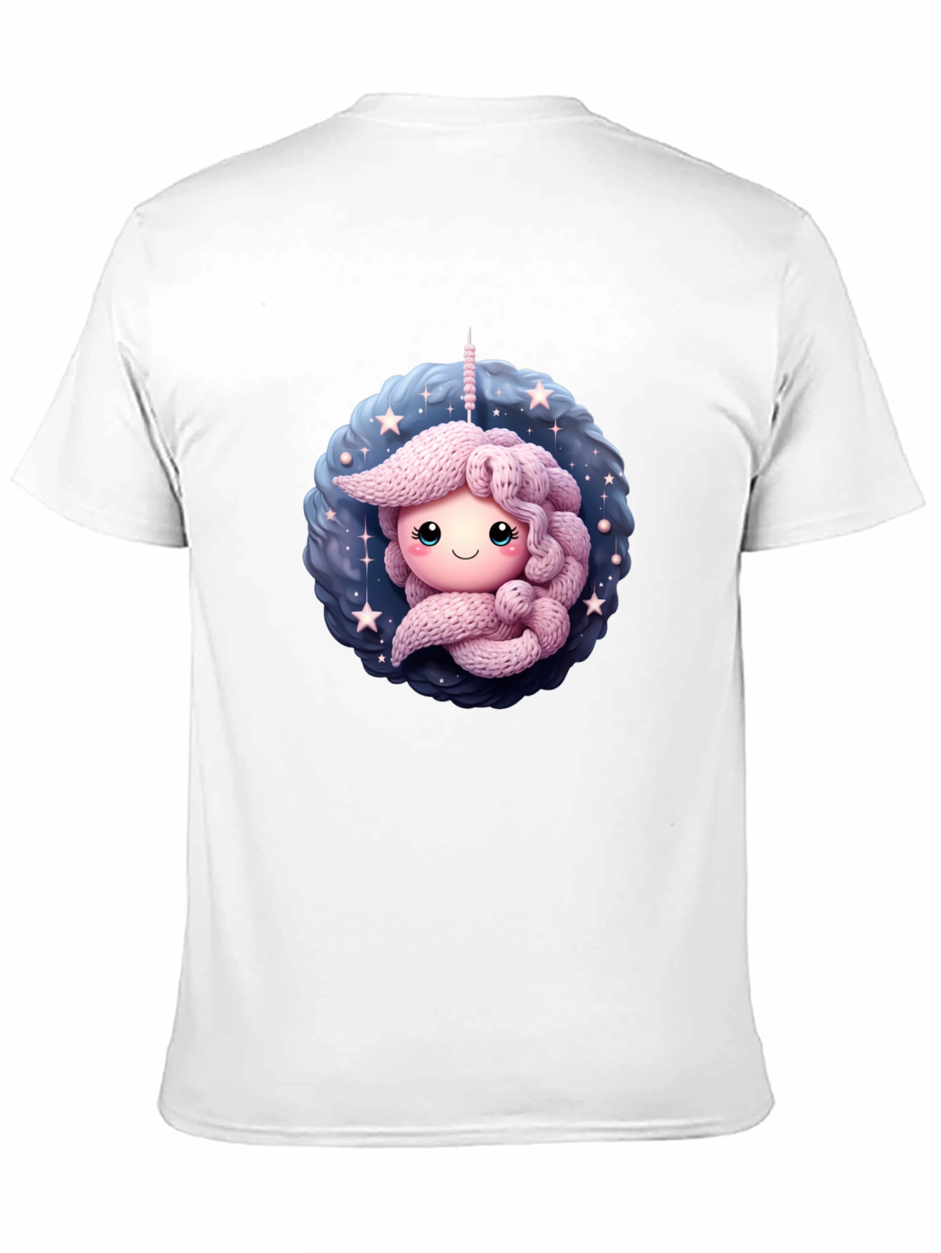 Cute Unicorn Black T-Shirt