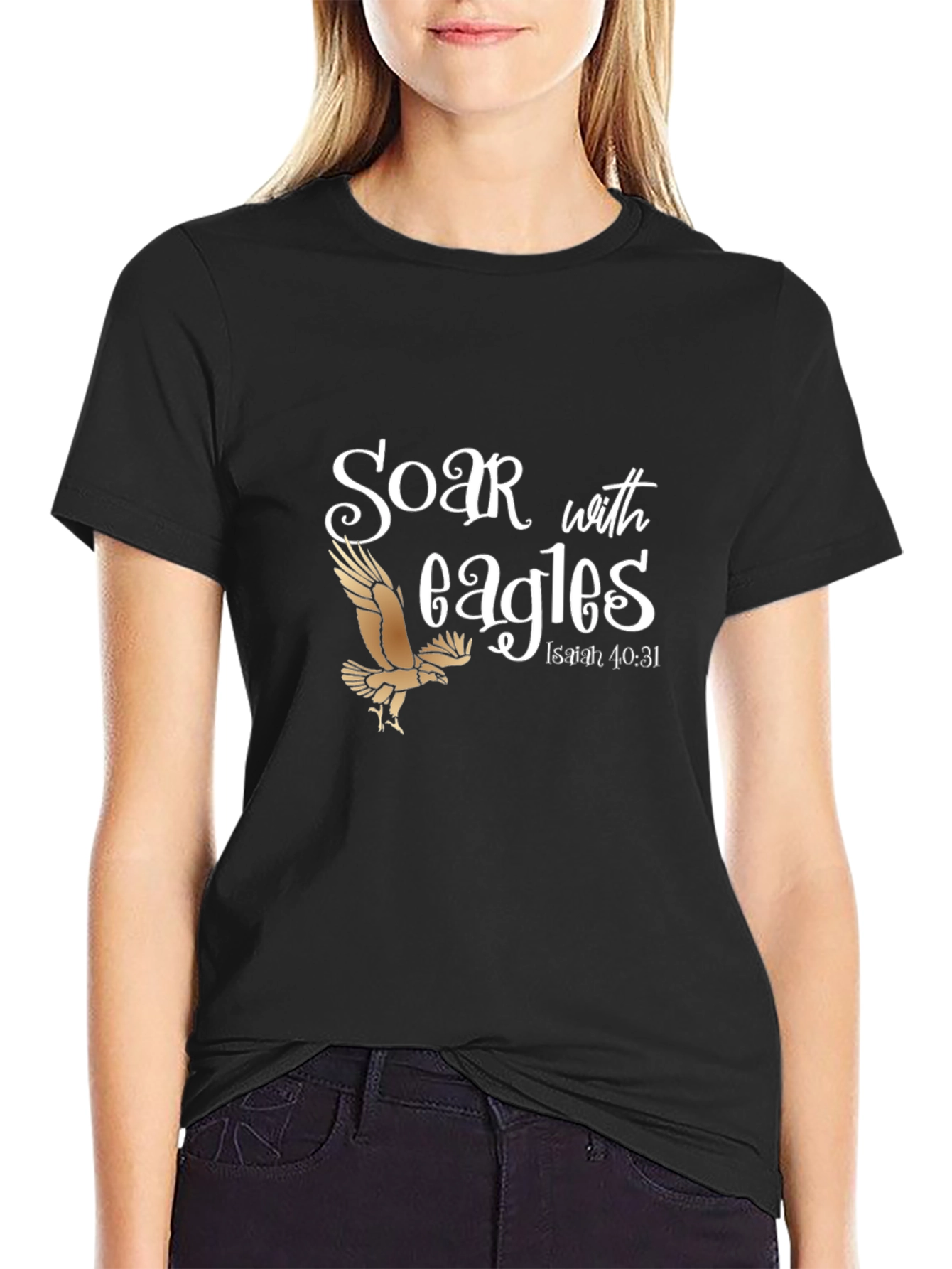 Soar with Eagles Graphic T-Shirt - Isaiah 40:31