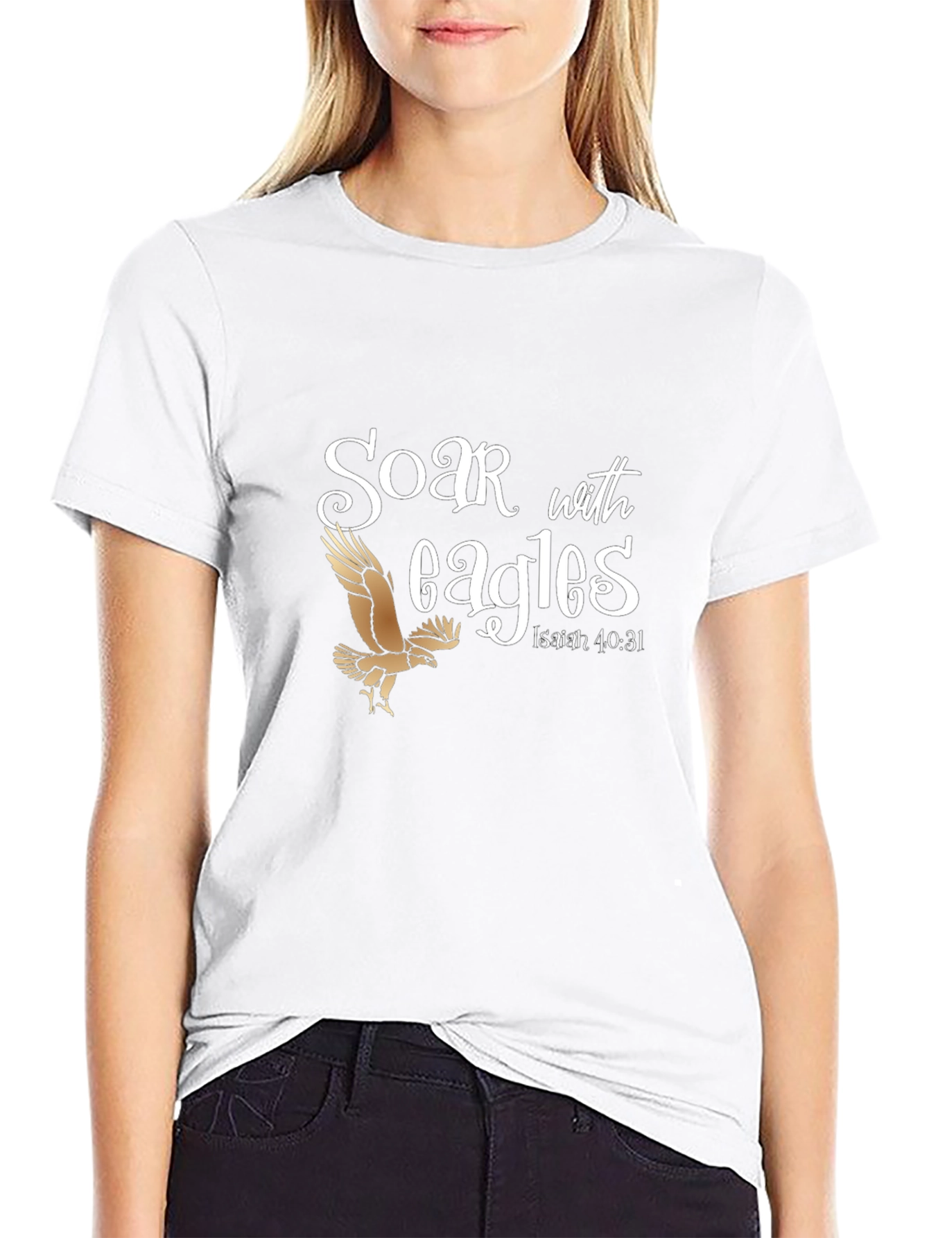 Soar with Eagles Graphic T-Shirt - Isaiah 40:31