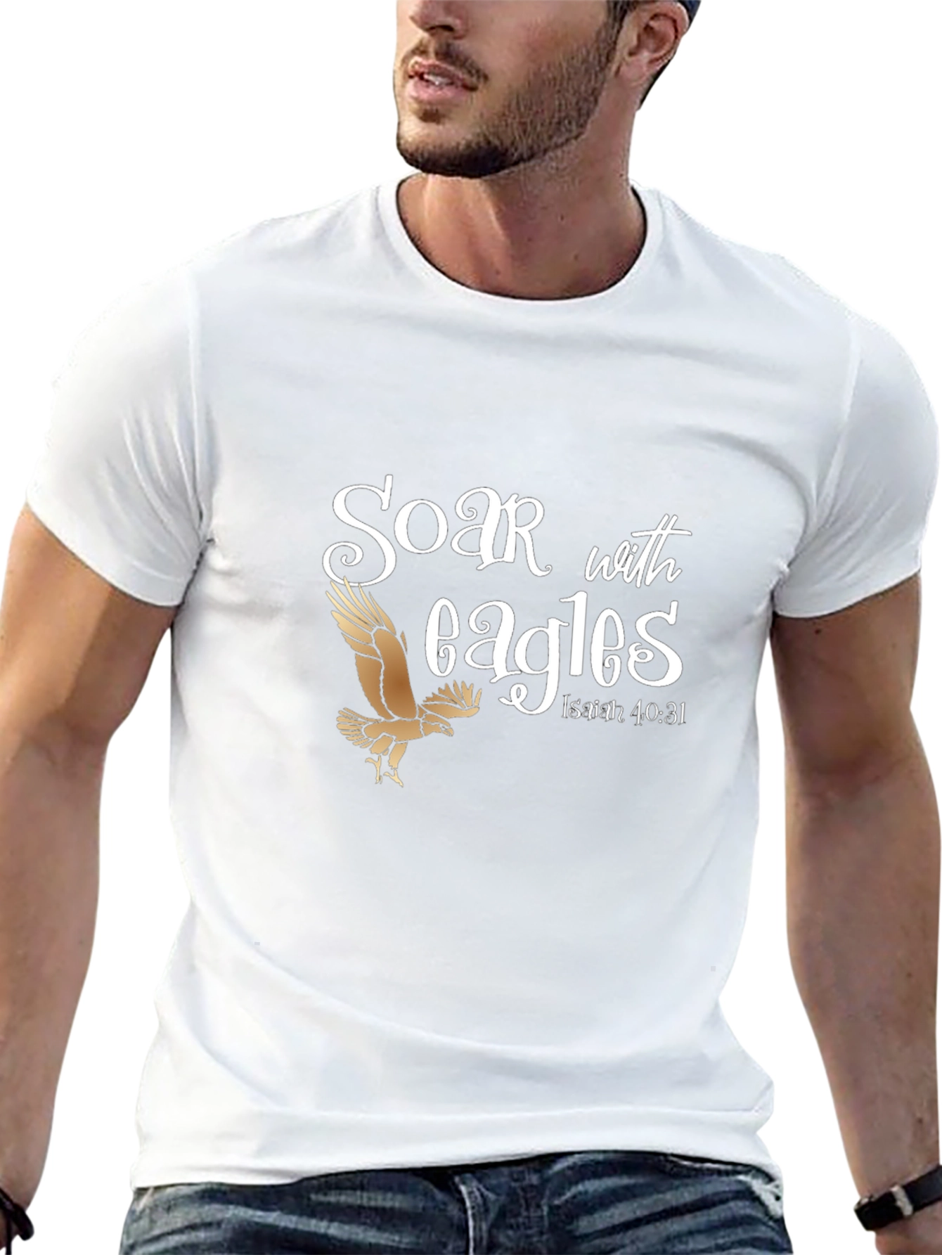Soar with Eagles Graphic T-Shirt - Isaiah 40:31