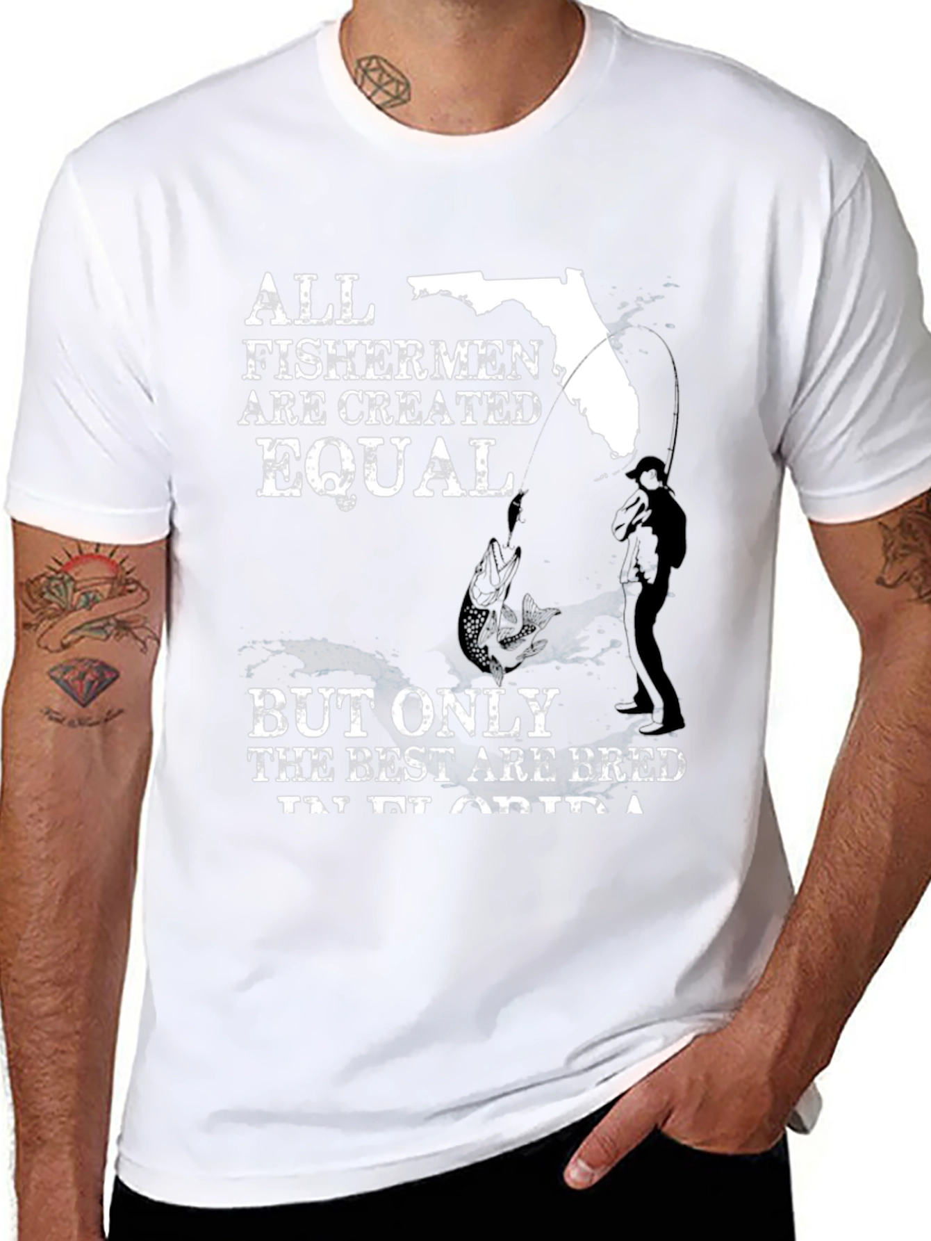 Florida Fishermen T-Shirt - All Fishermen Are Equal