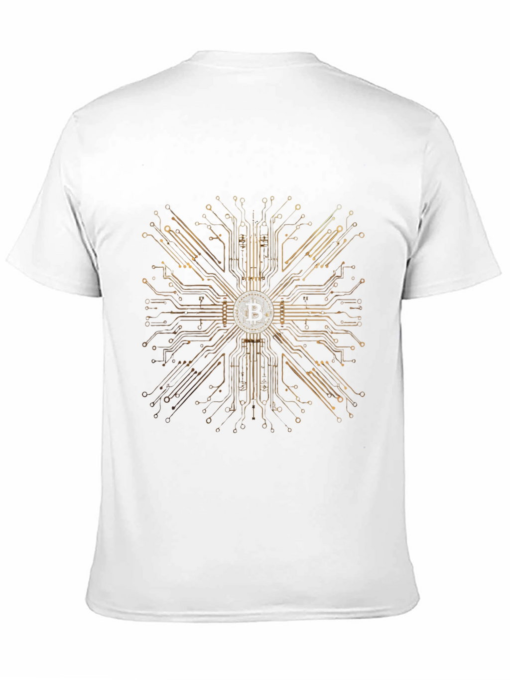 Bitcoin Circuit Board Graphic T-Shirt