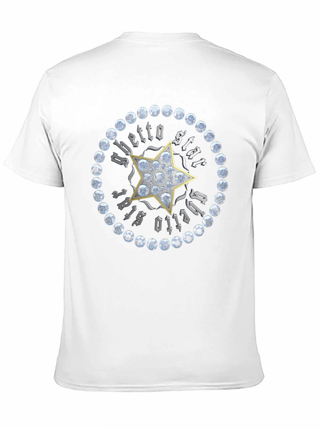 Ghetto Star Graphic Print Mens T-Shirt