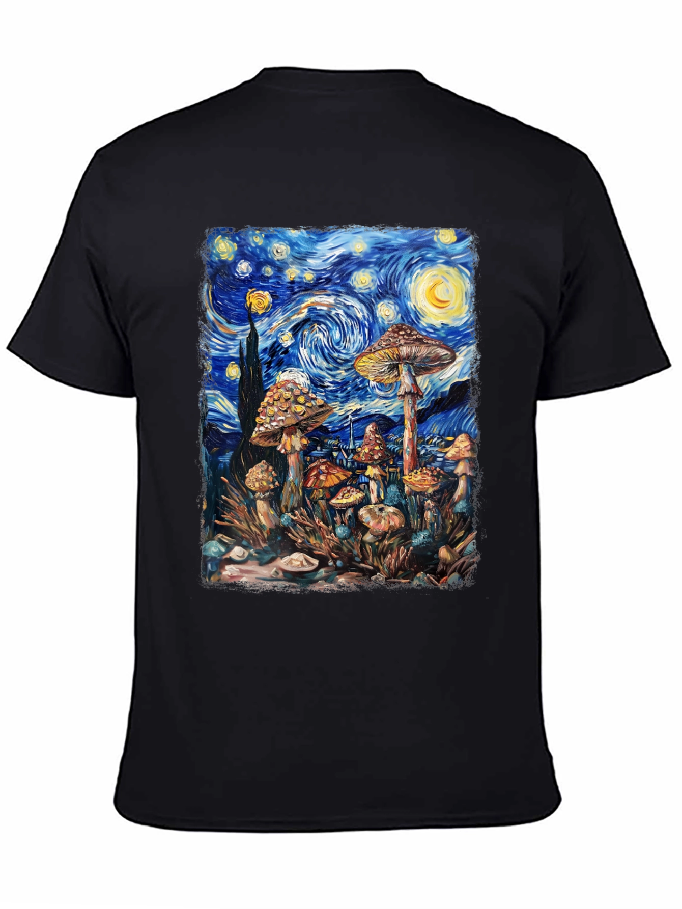 Starry Night Mushroom Tee