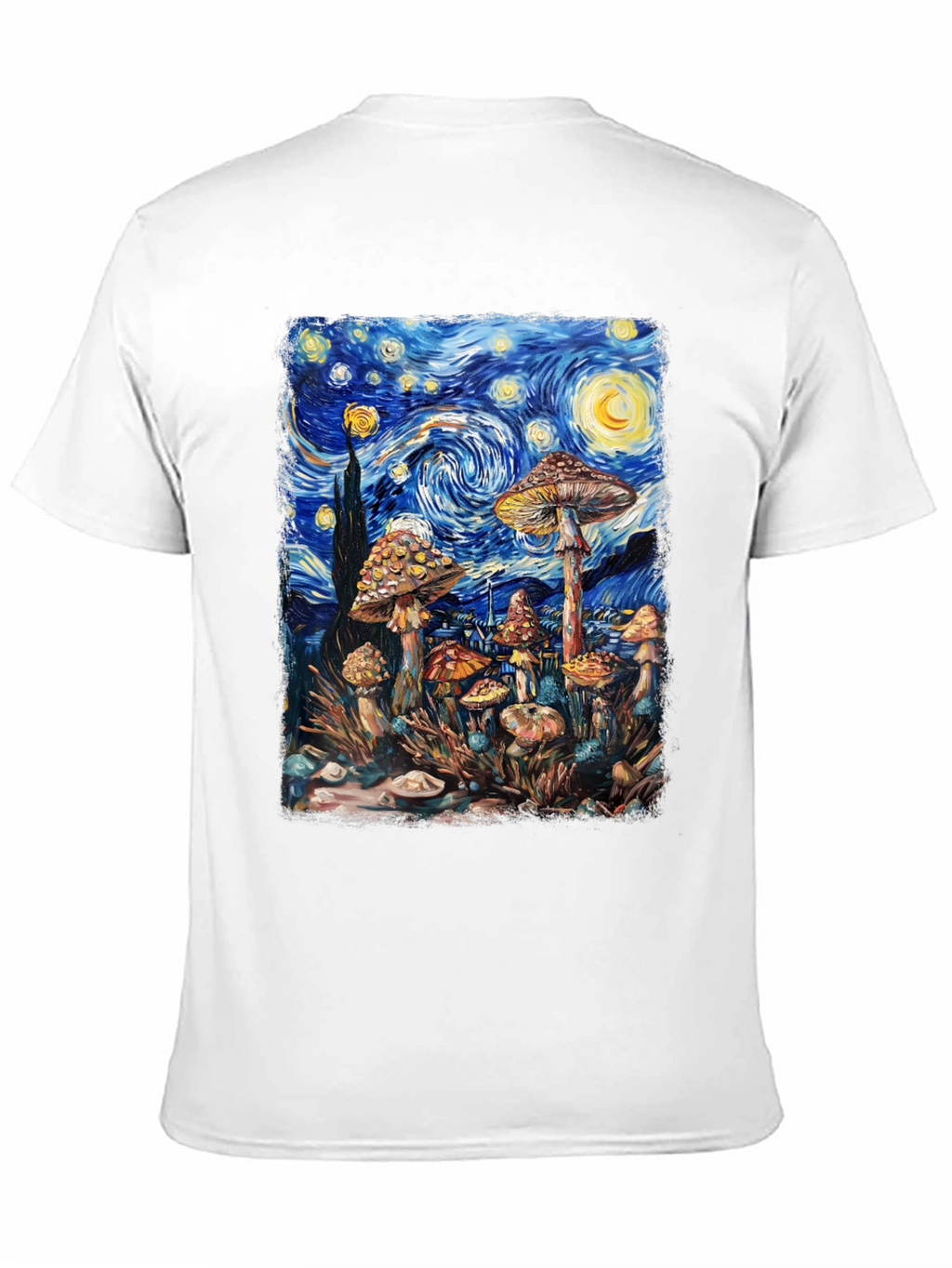 Starry Night Mushroom Tee