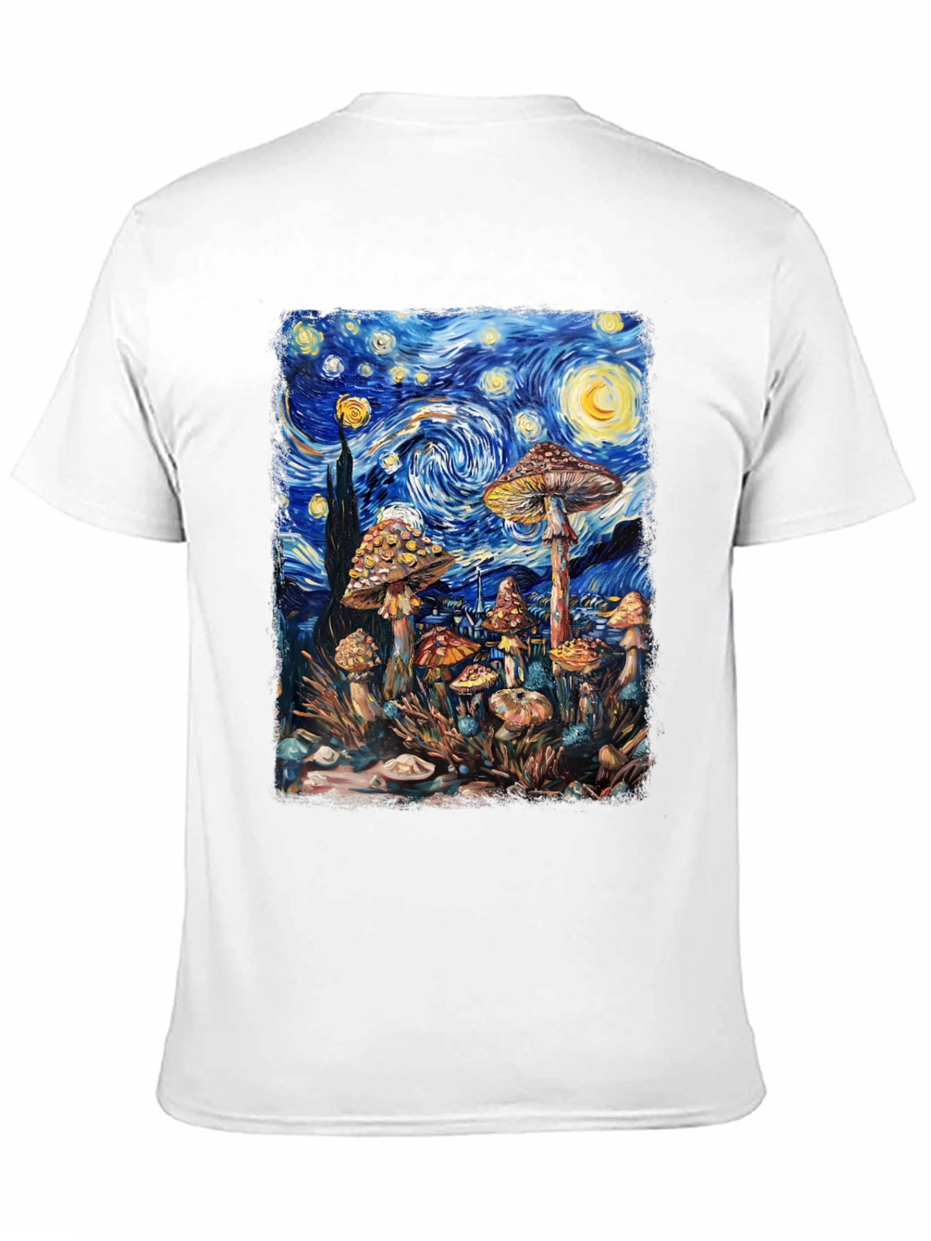 Starry Night Mushroom Tee