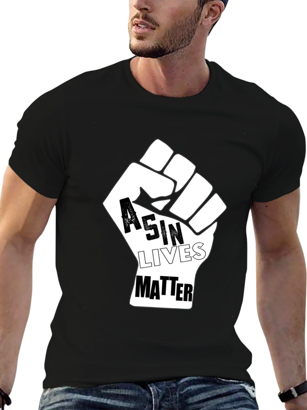 Asin Lives Matter Graphic Tee - Activism Shirt
