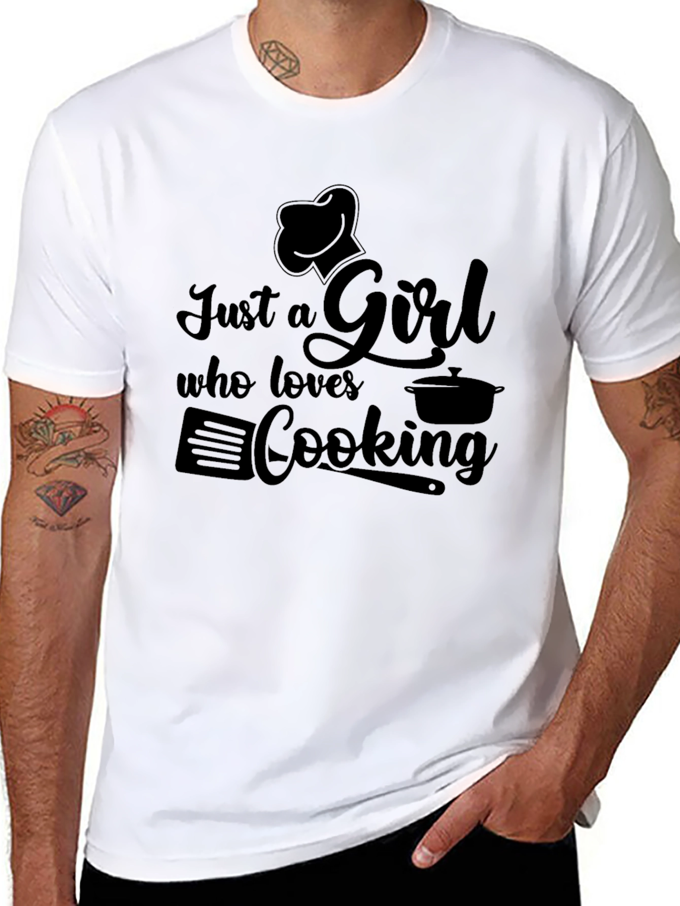 Just a Girl Who Loves Cooking T-Shirt