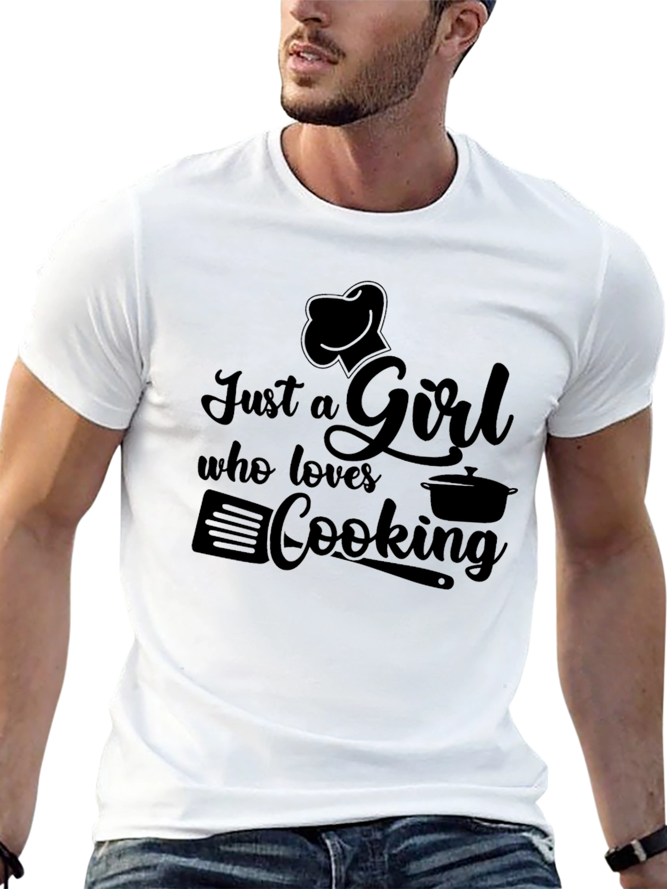 Just a Girl Who Loves Cooking T-Shirt