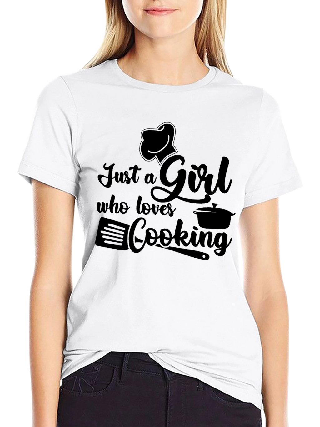 Just a Girl Who Loves Cooking T-Shirt