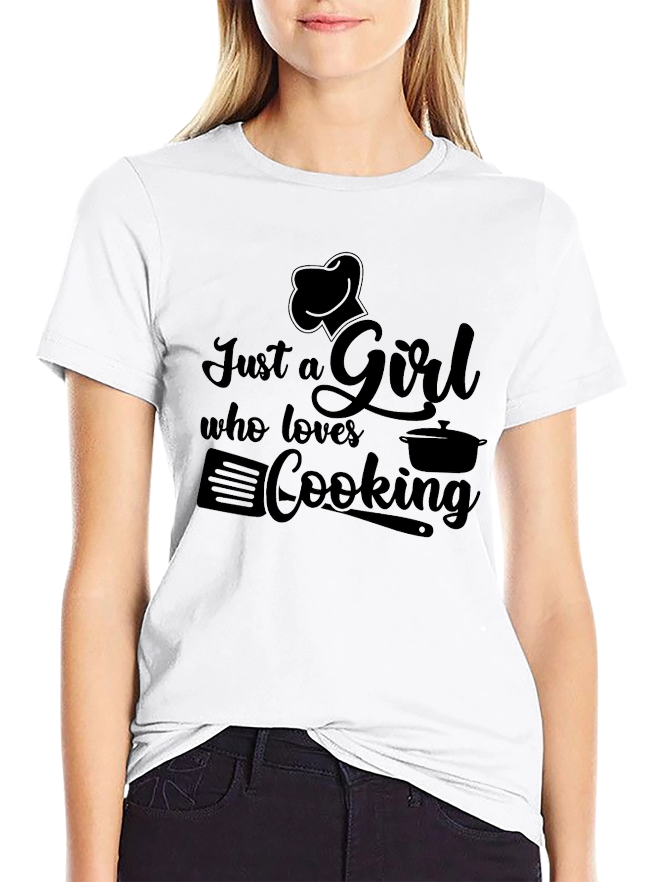 Just a Girl Who Loves Cooking T-Shirt