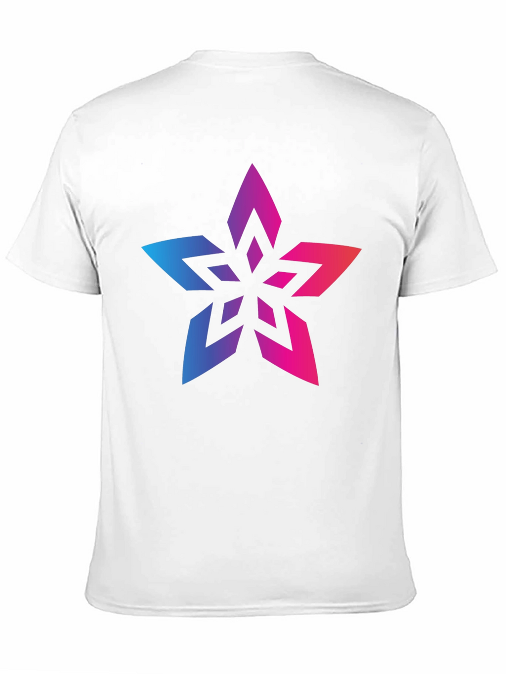 Gradient Star Black T-Shirt