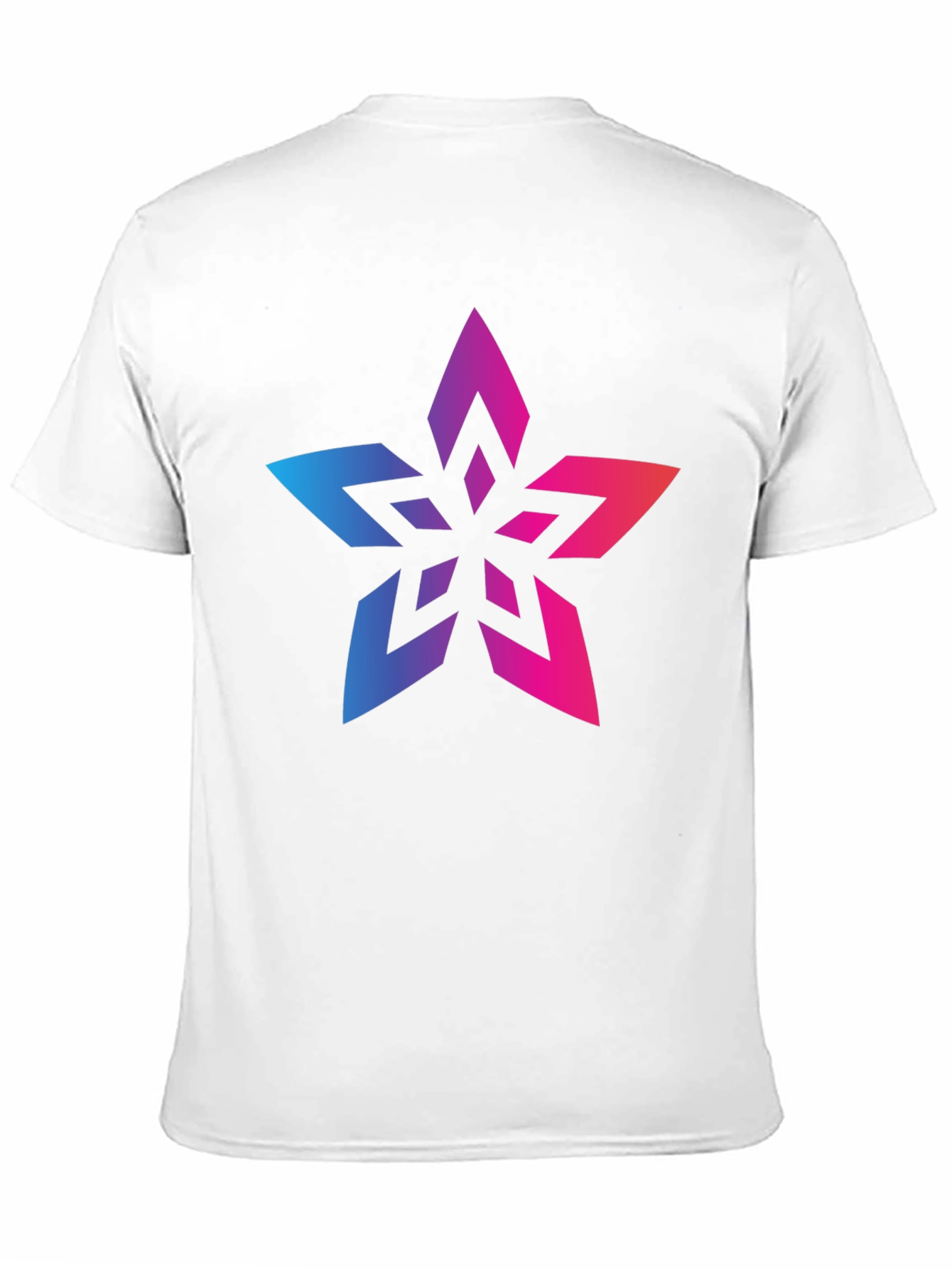 Gradient Star Black T-Shirt