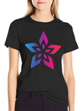 Gradient Star Black T-Shirt