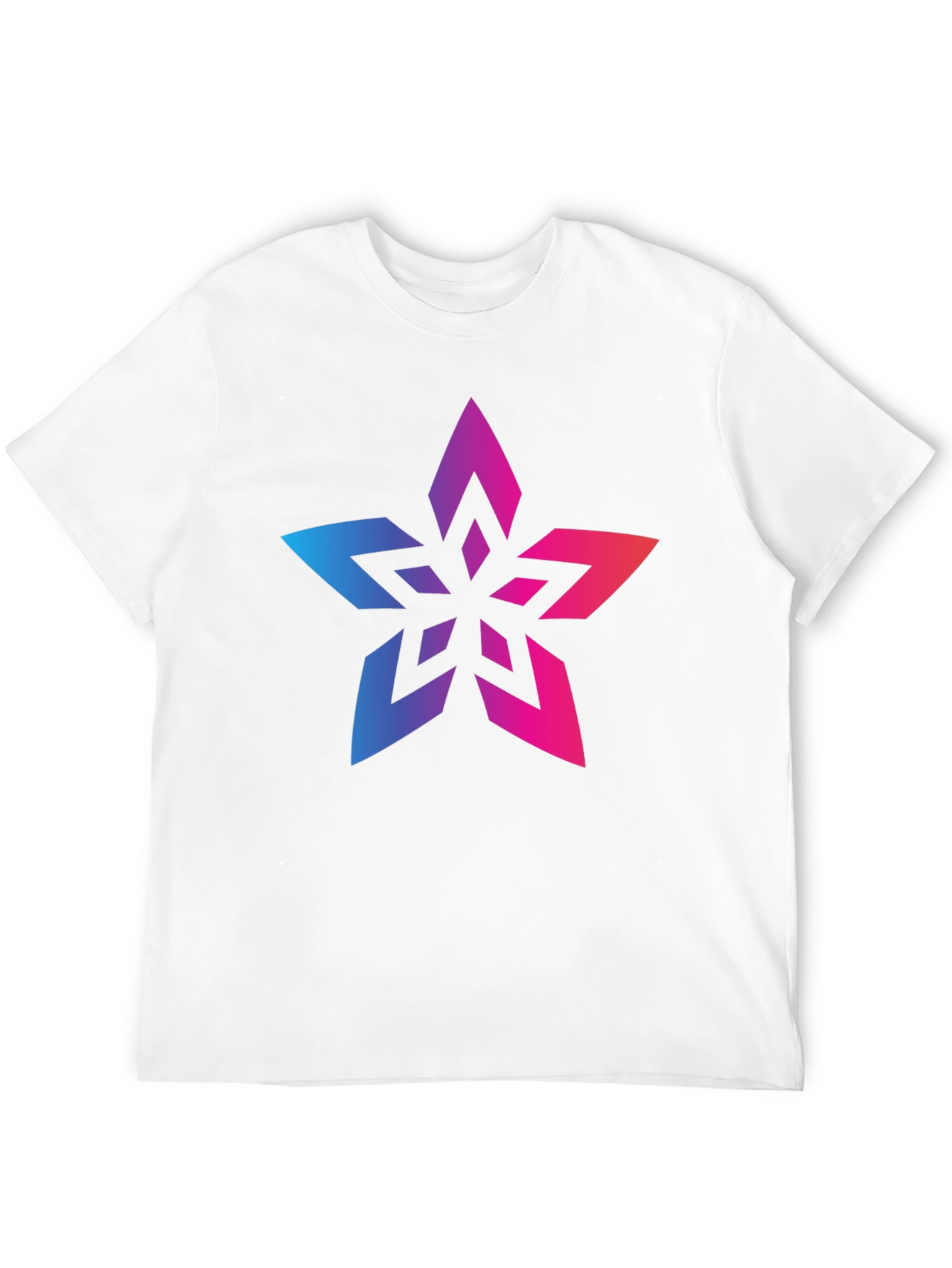 Gradient Star Black T-Shirt