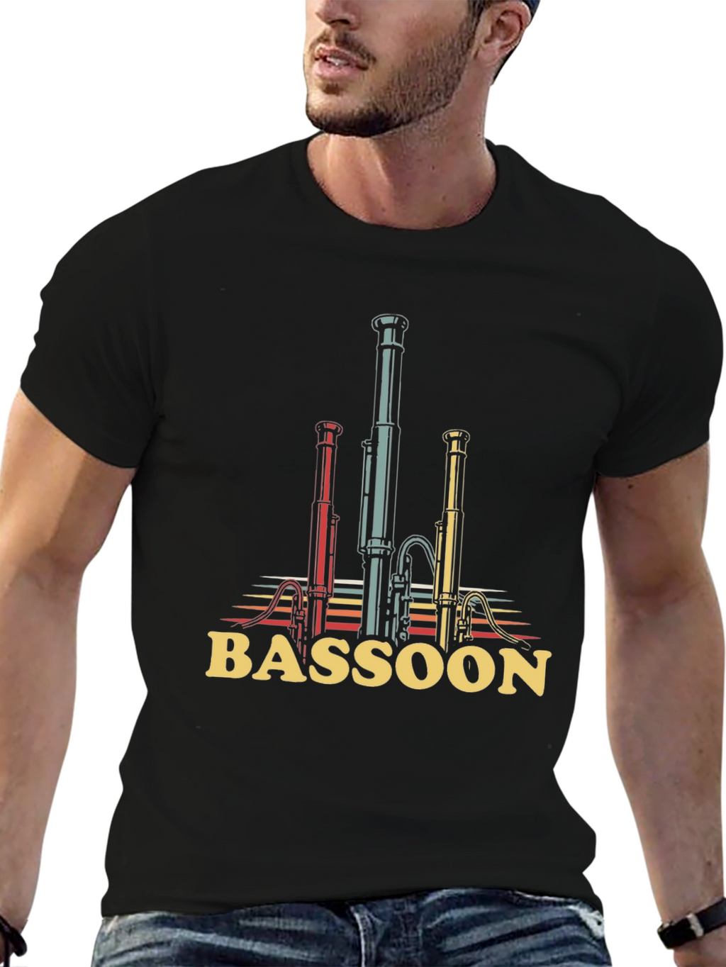 Bassoon Graphic Tee - Musicians T-Shirt