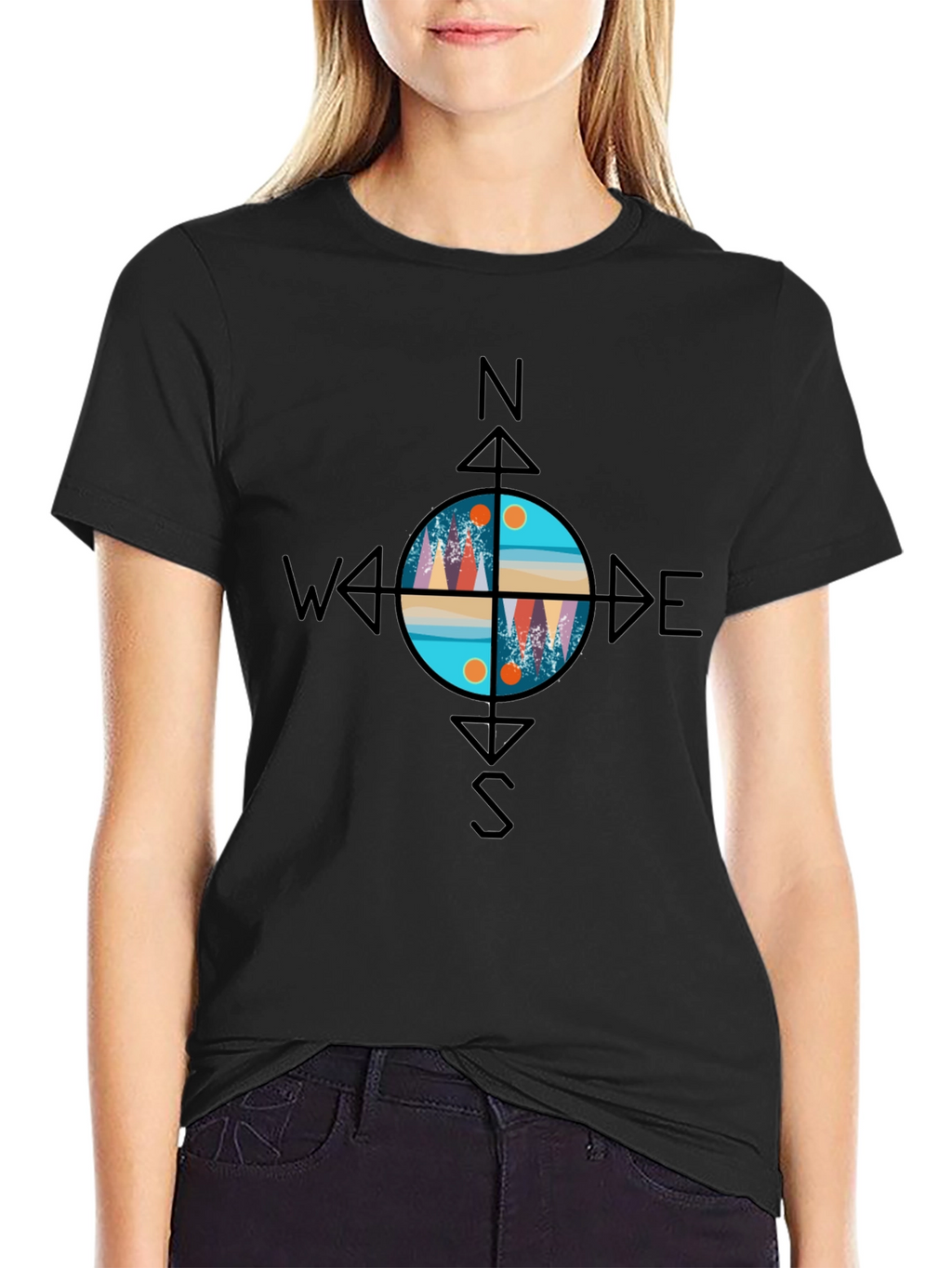 Compass Graphic Tee - Adventure Awaits
