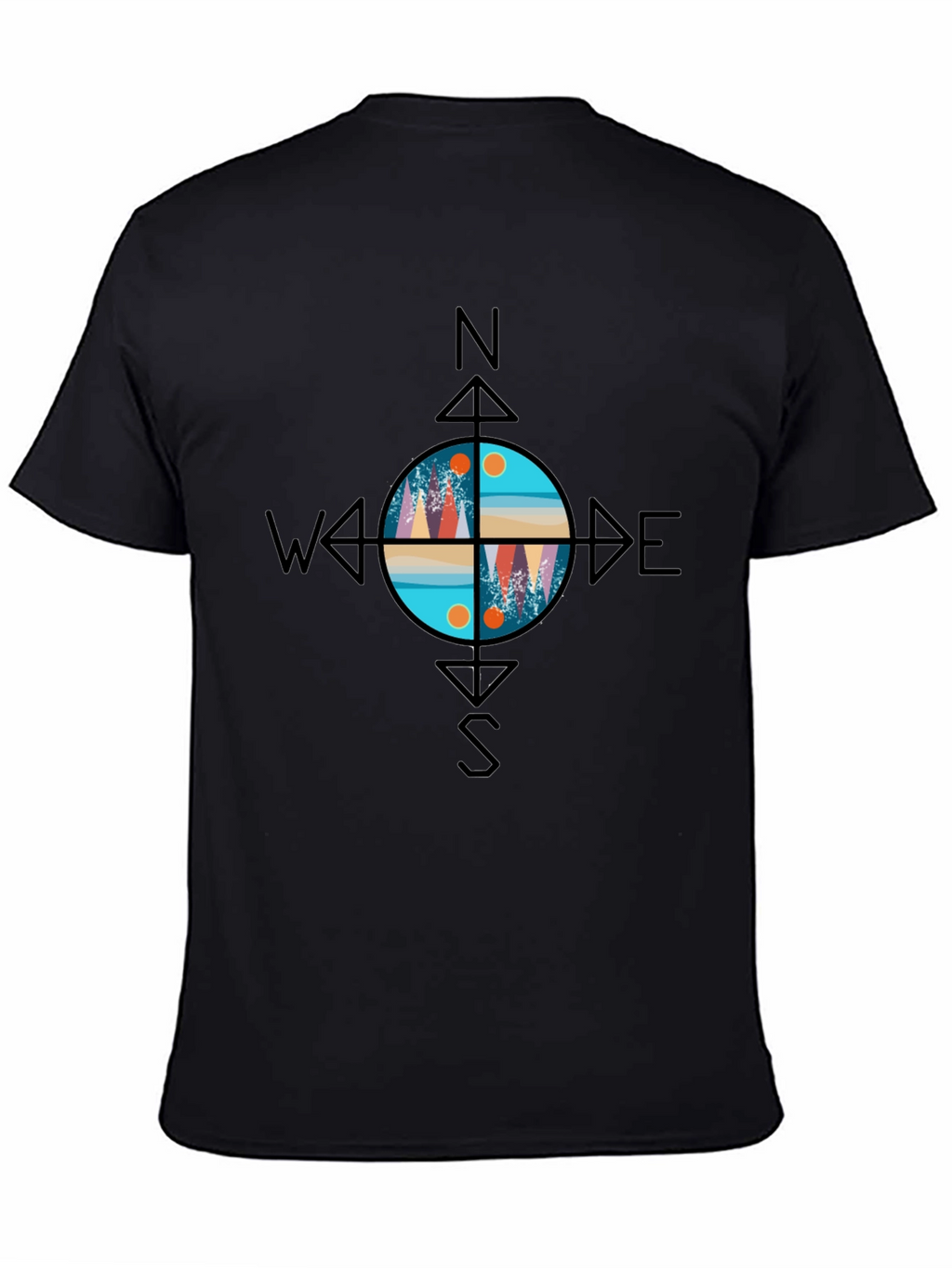 Compass Graphic Tee - Adventure Awaits