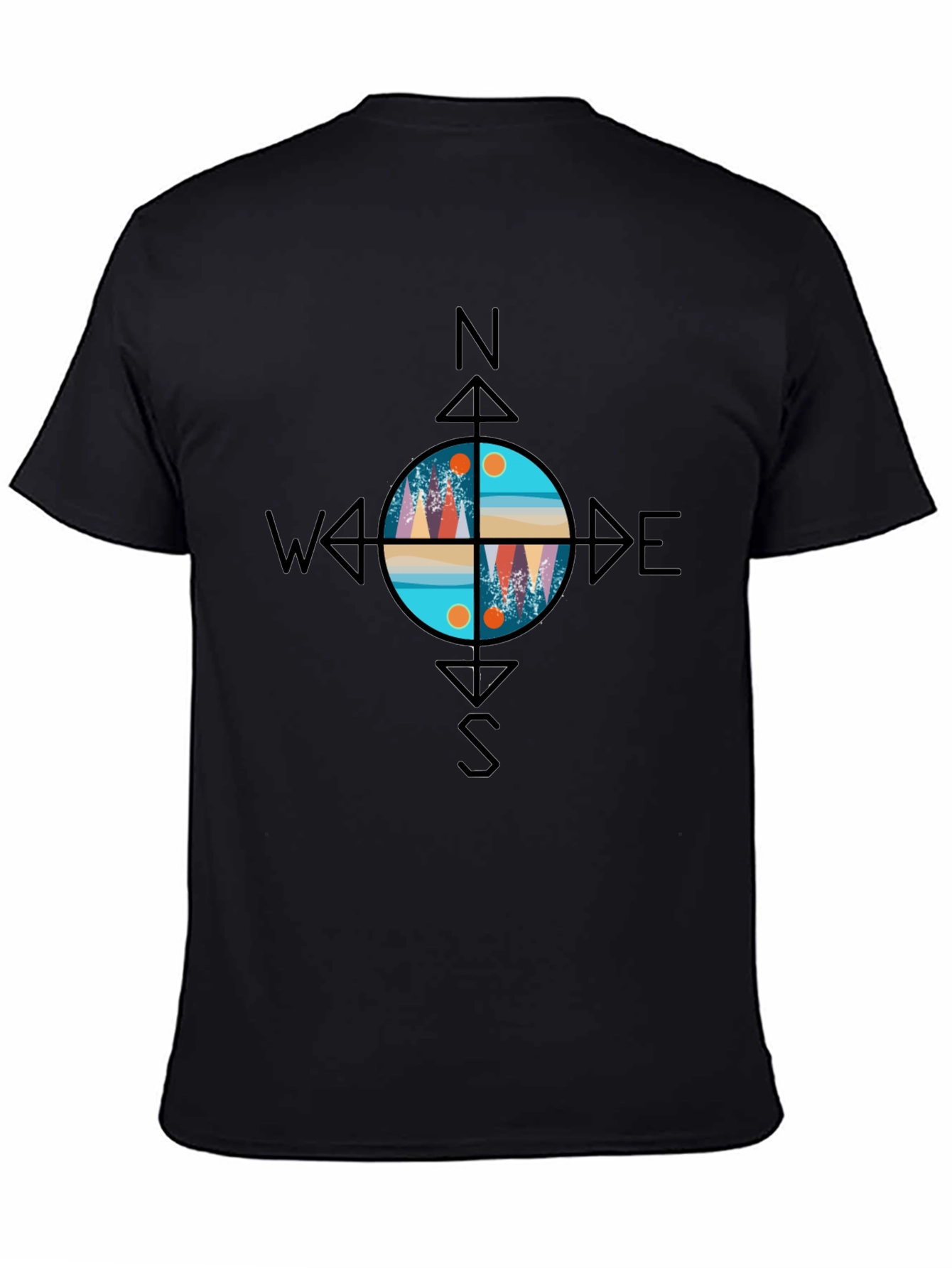 Compass Graphic Tee - Adventure Awaits