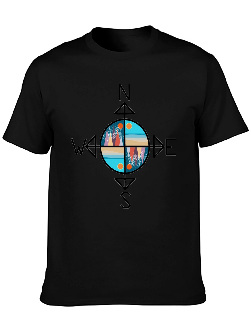 Compass Graphic Tee - Adventure Awaits