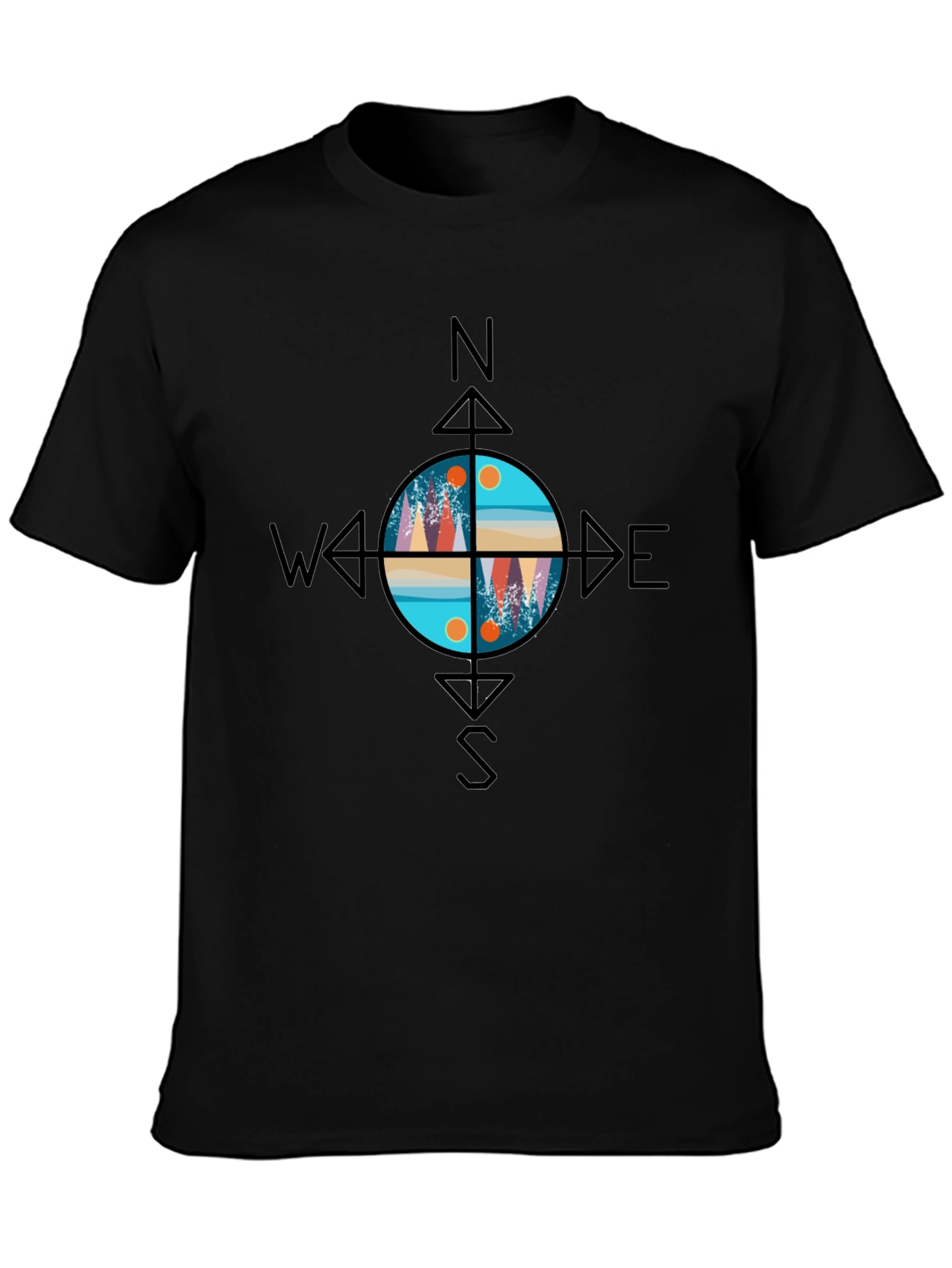 Compass Graphic Tee - Adventure Awaits