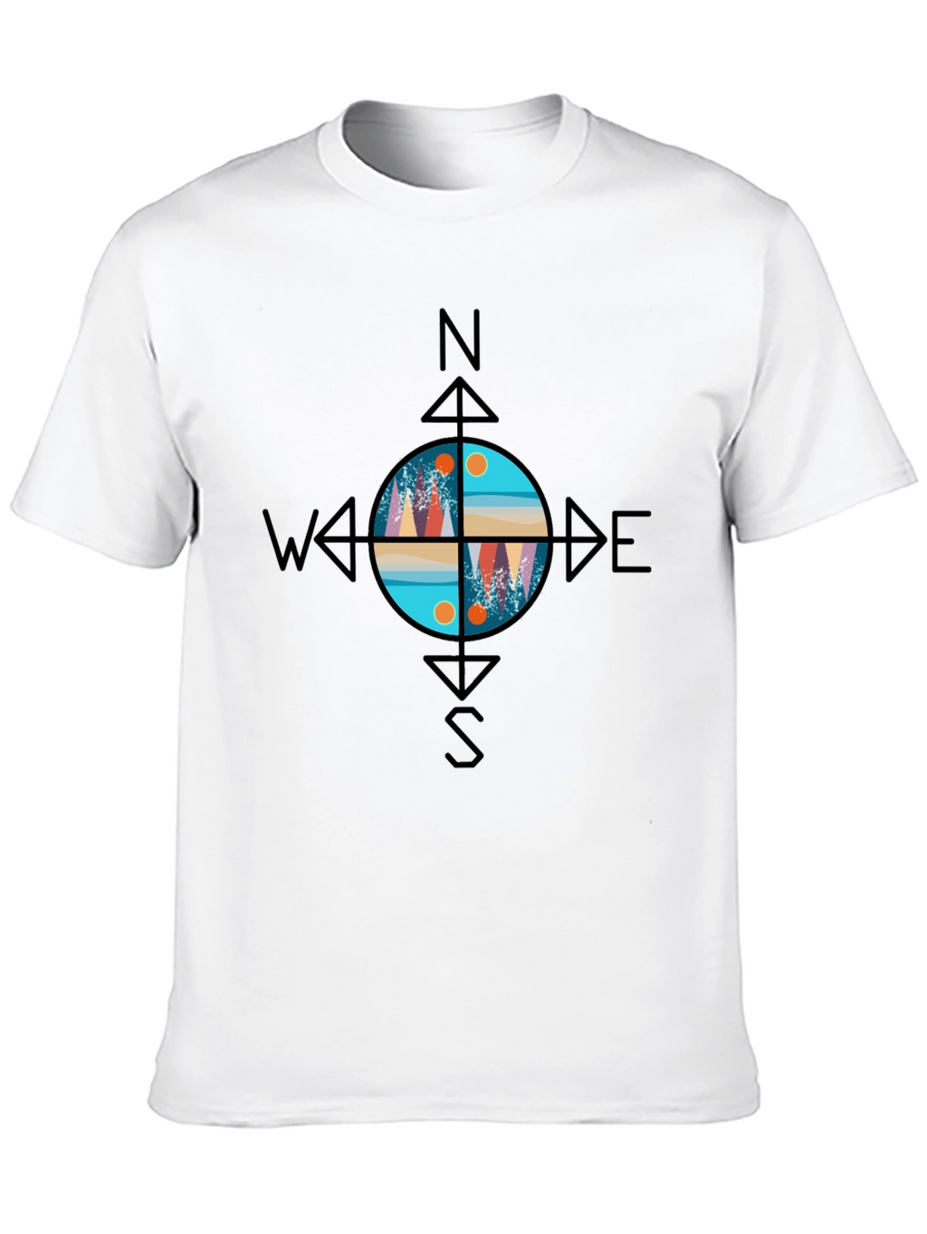 Compass Graphic Tee - Adventure Awaits