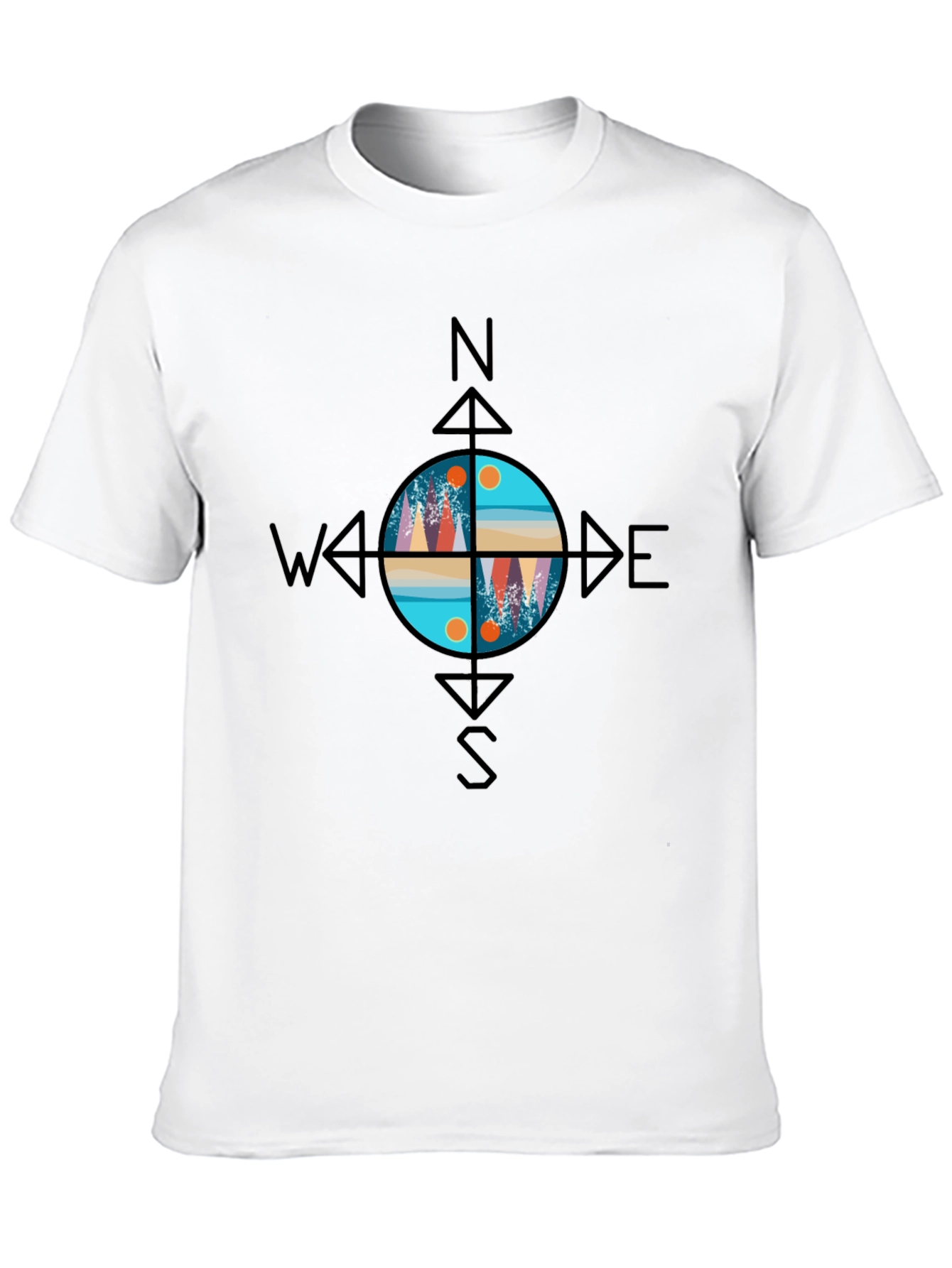 Compass Graphic Tee - Adventure Awaits