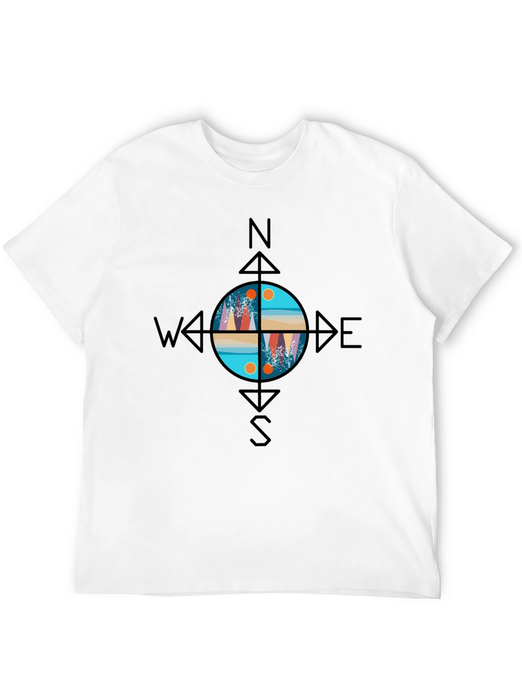 Compass Graphic Tee - Adventure Awaits