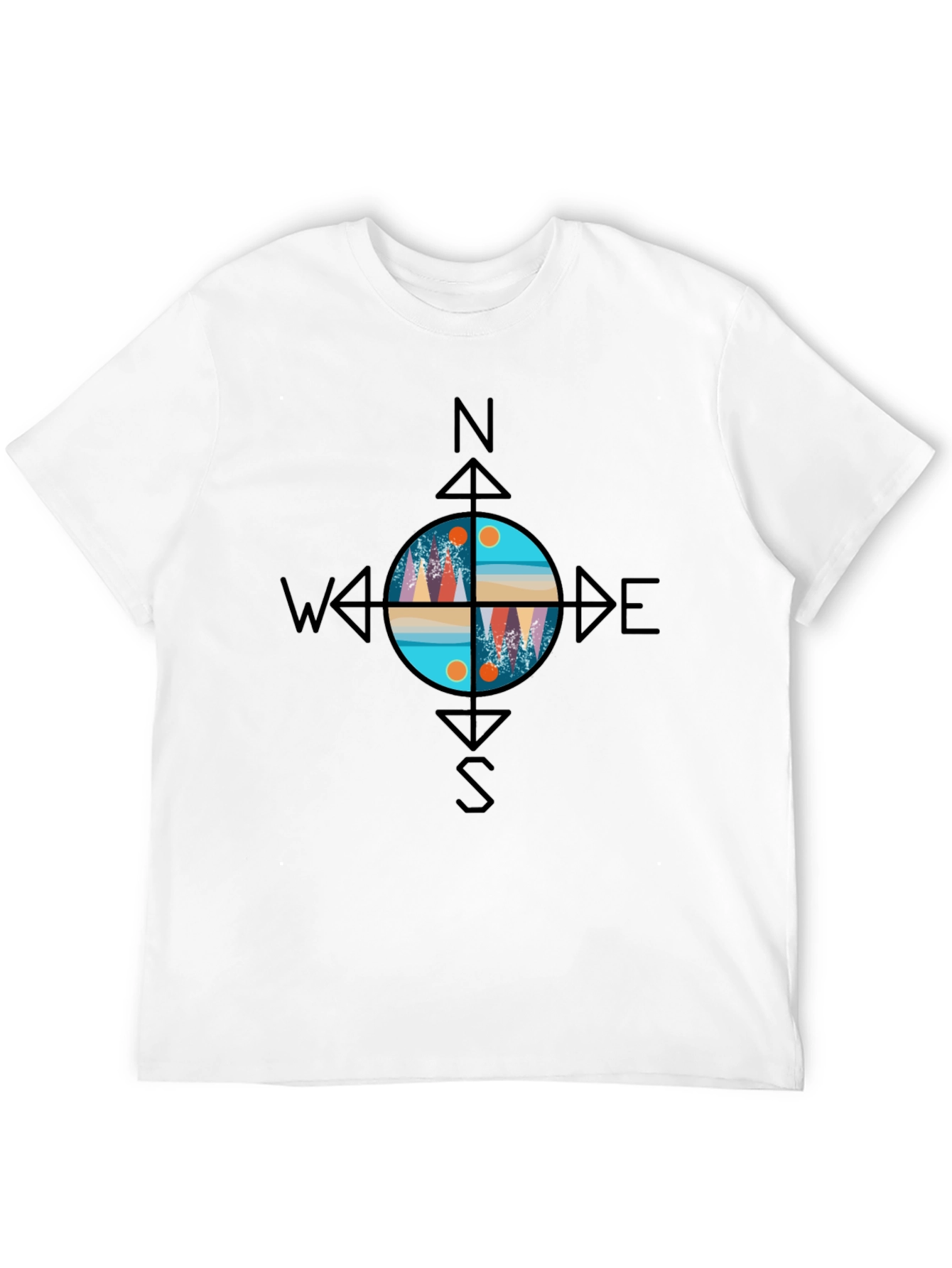 Compass Graphic Tee - Adventure Awaits