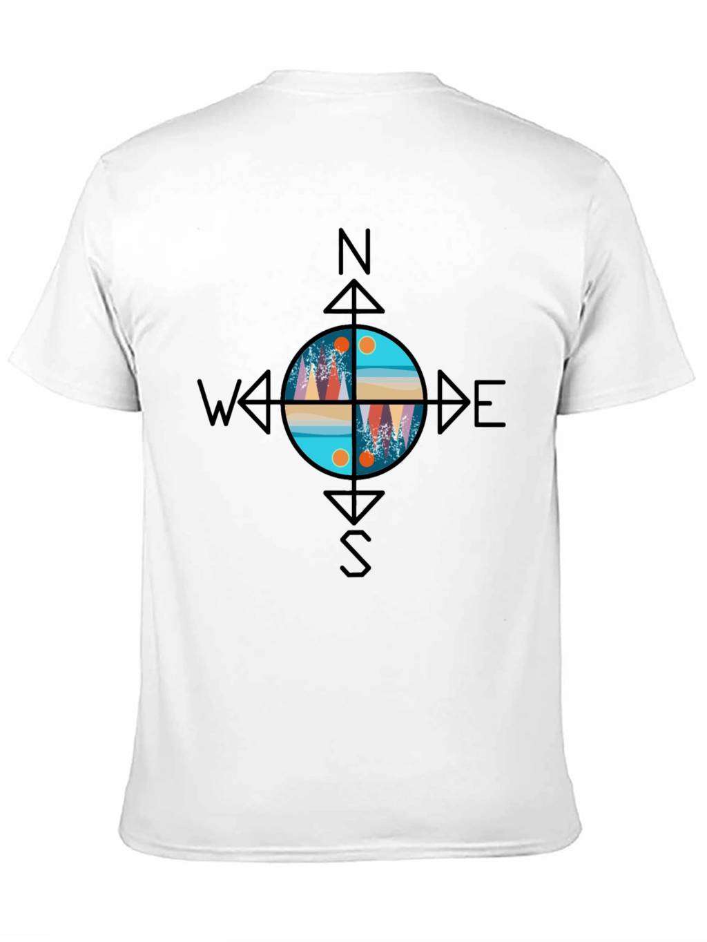 Compass Graphic Tee - Adventure Awaits