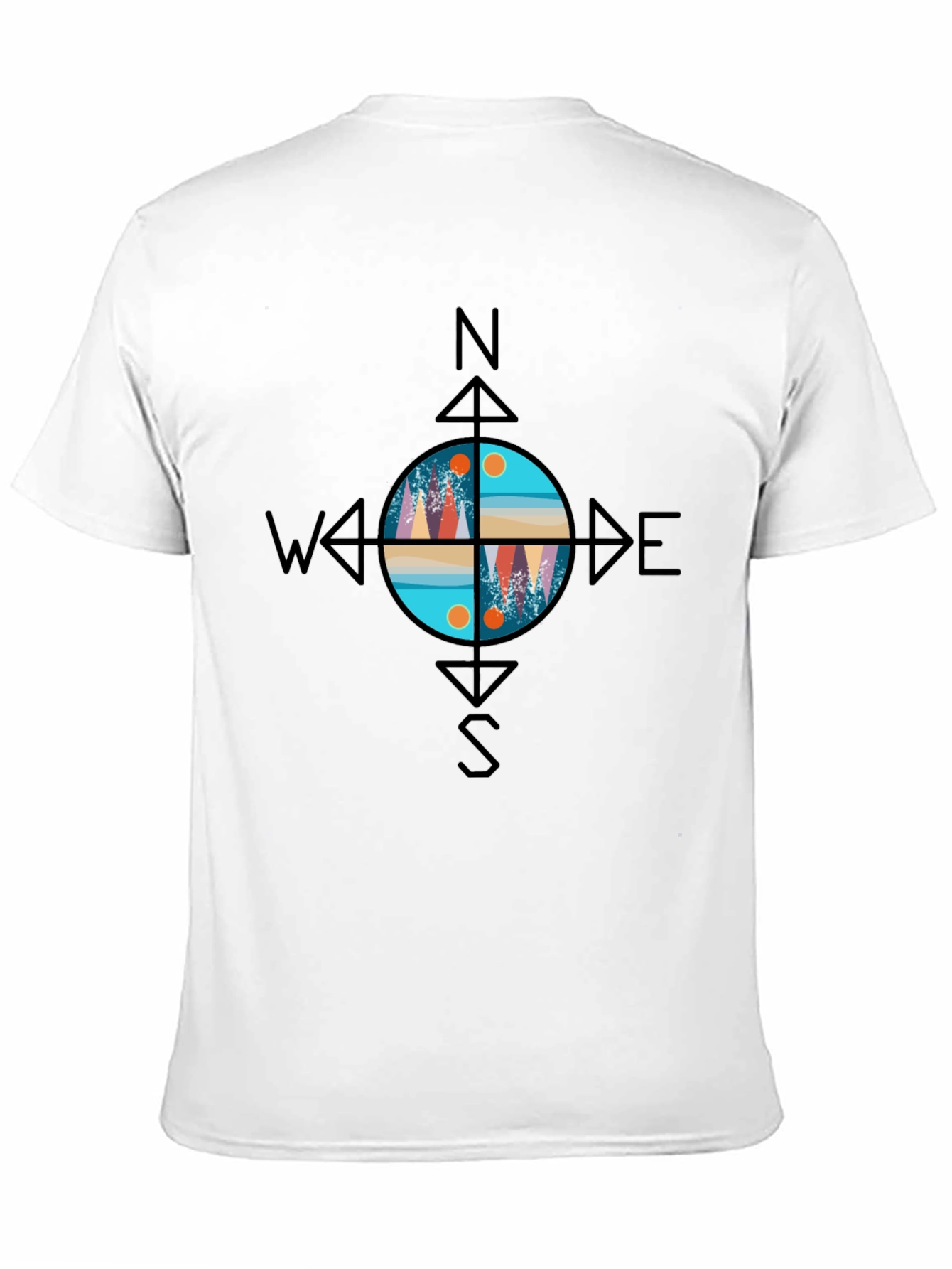 Compass Graphic Tee - Adventure Awaits