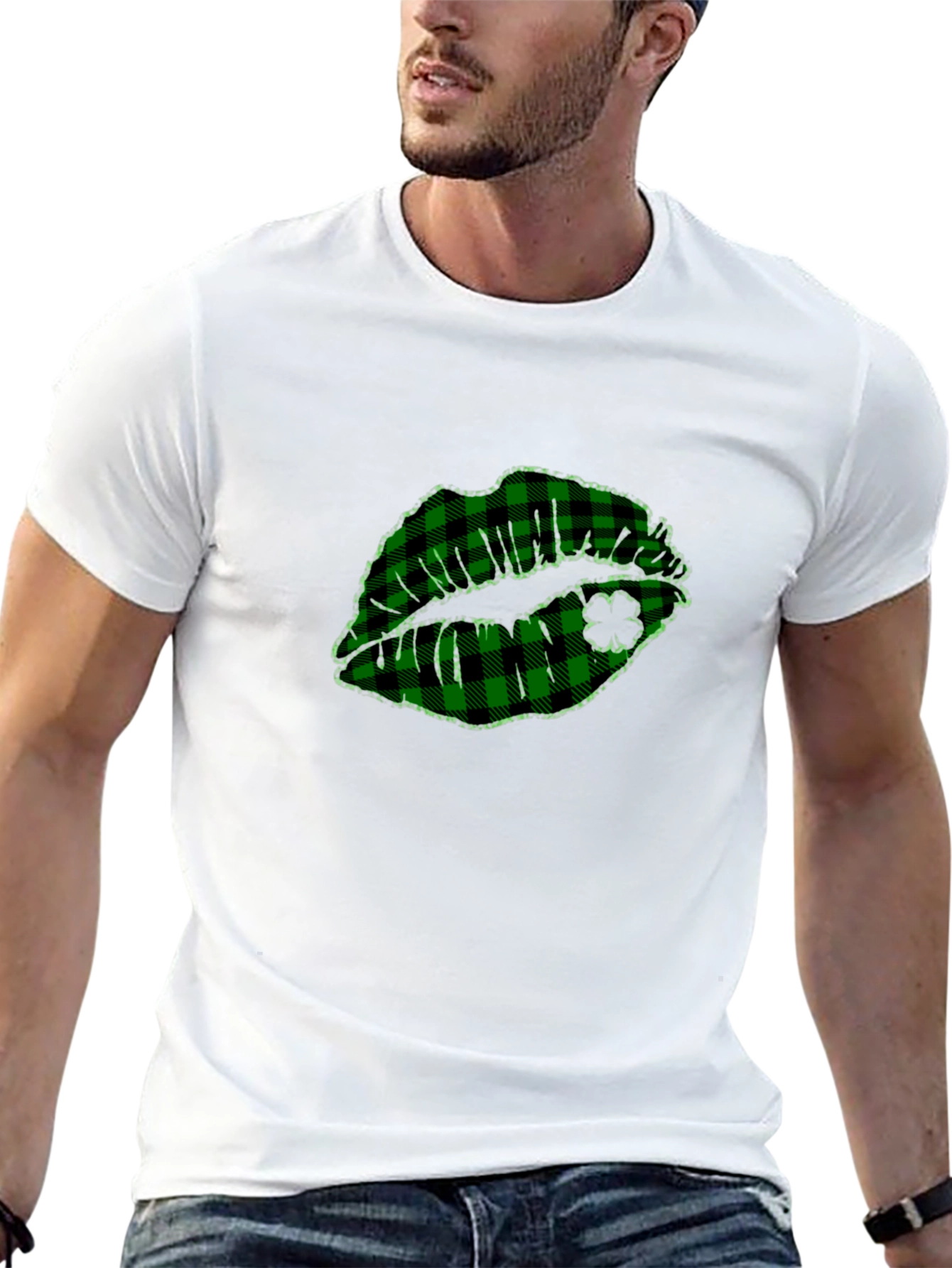 Lucky Lips Graphic Tee - St. Patricks Day