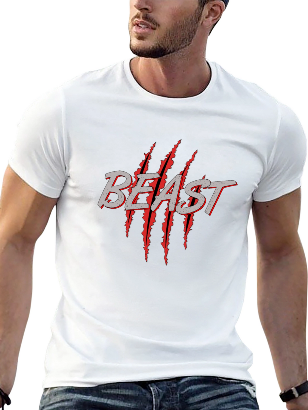 Beast Claw Graphic T-Shirt - Bold Statement Tee