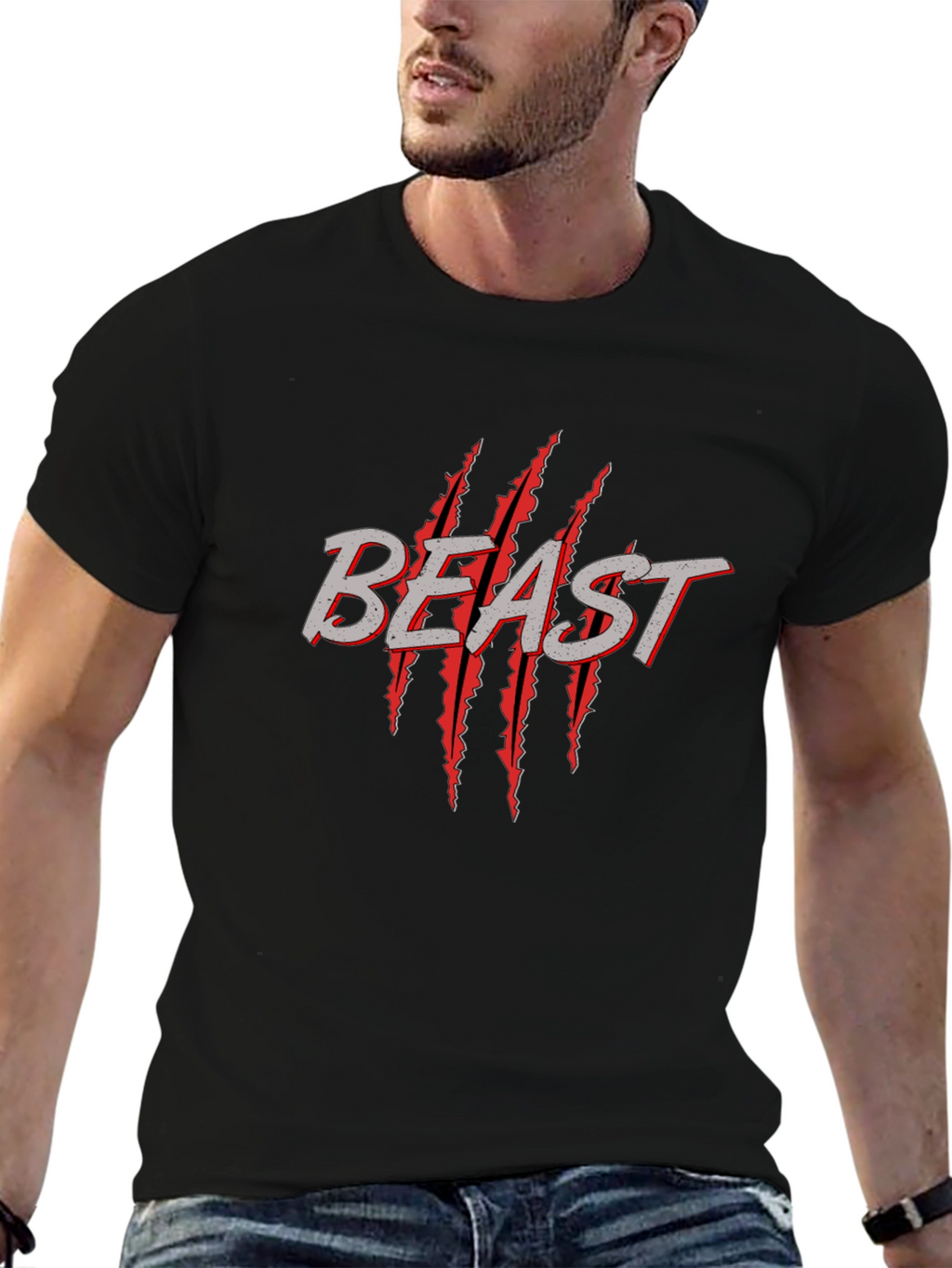 Beast Claw Graphic T-Shirt - Bold Statement Tee