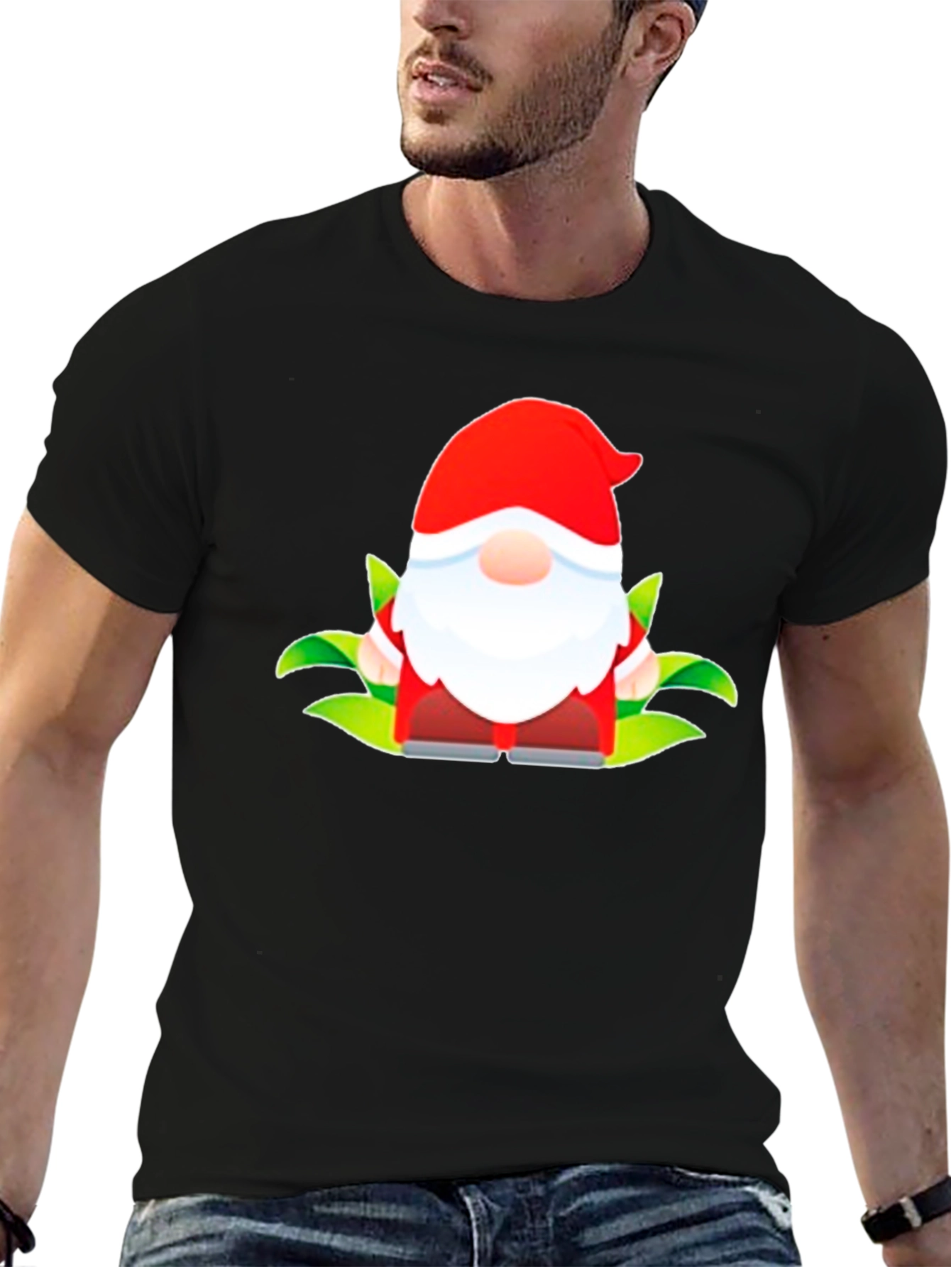 Gnome Graphic Black T-Shirt