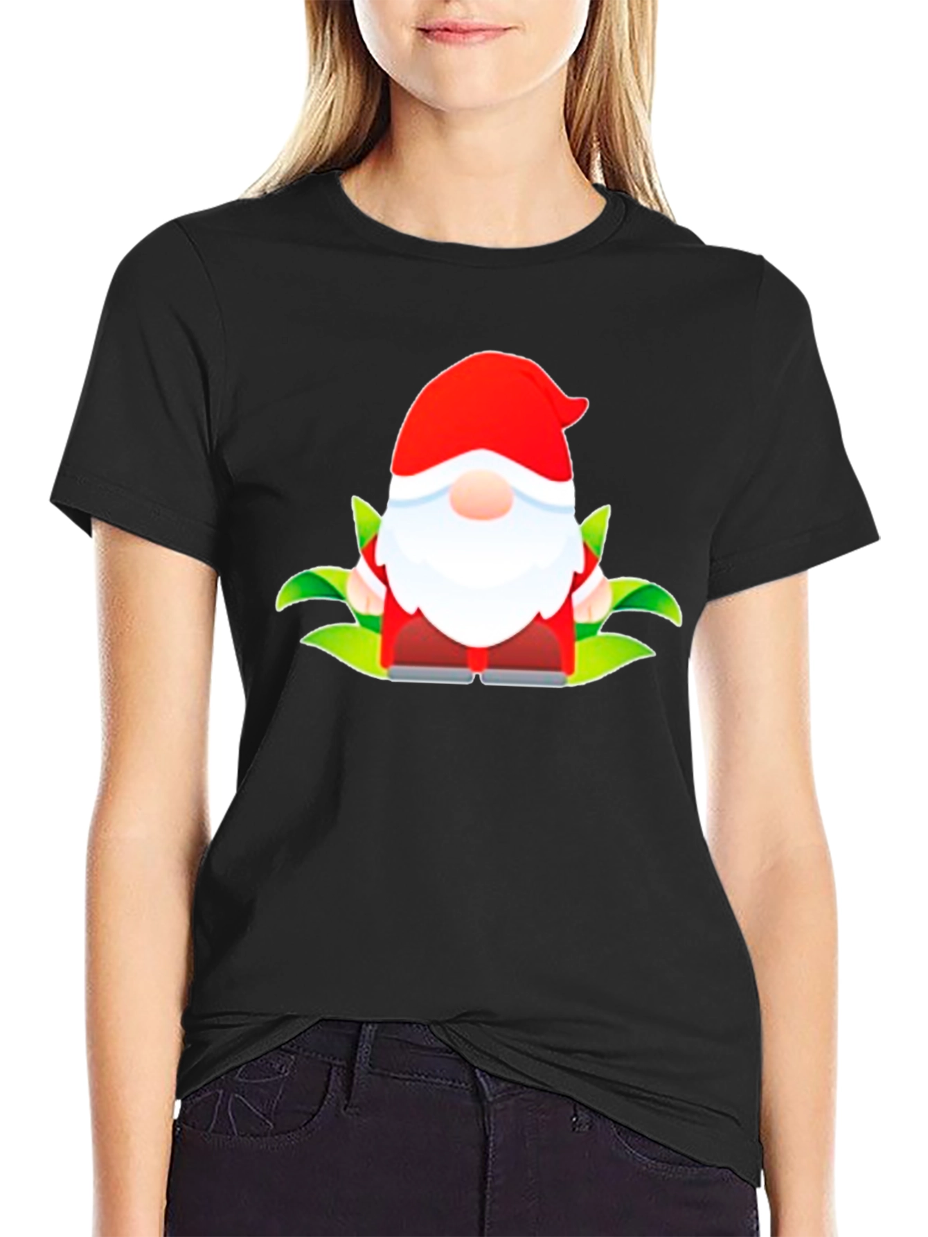 Gnome Graphic Black T-Shirt