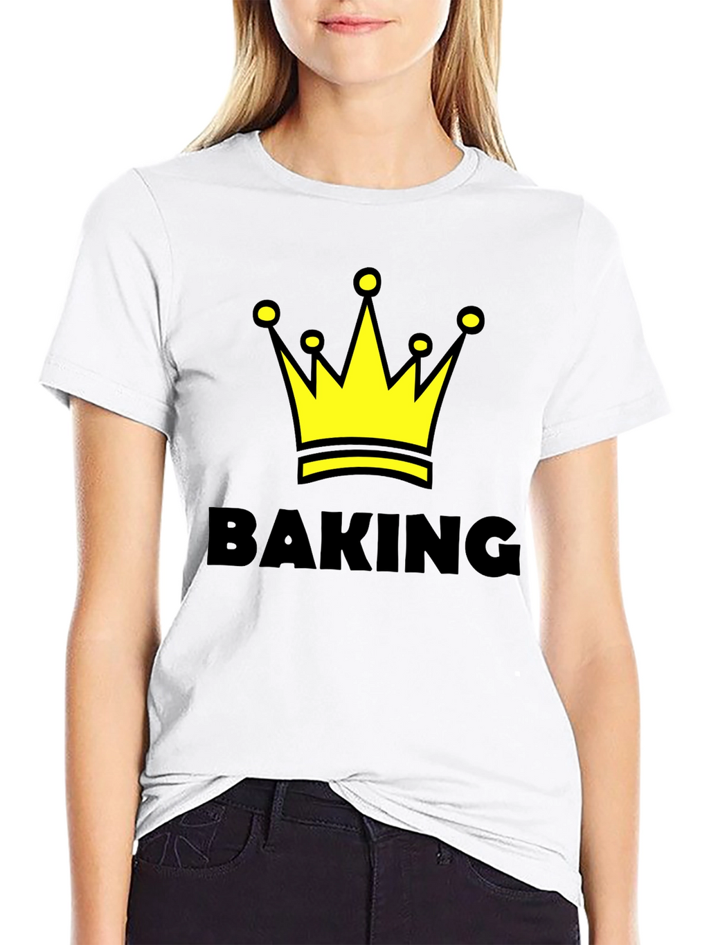 Baking King T-Shirt - Crown Design