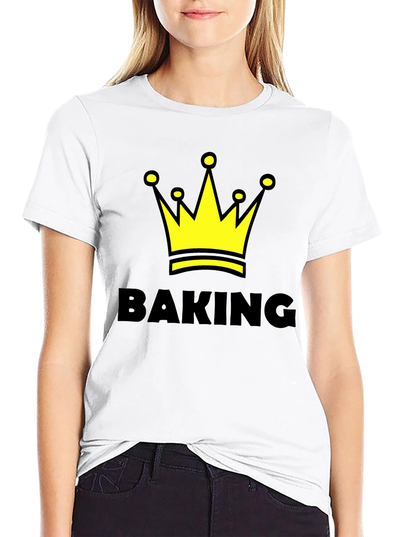 Baking King T-Shirt - Crown Design