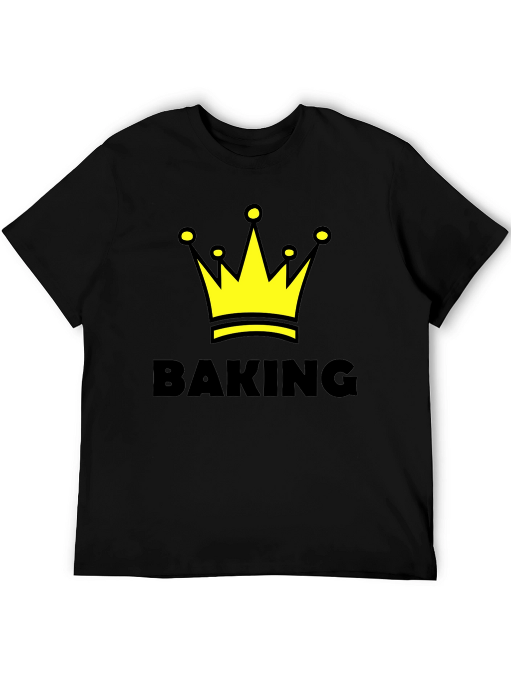 Baking King T-Shirt - Crown Design