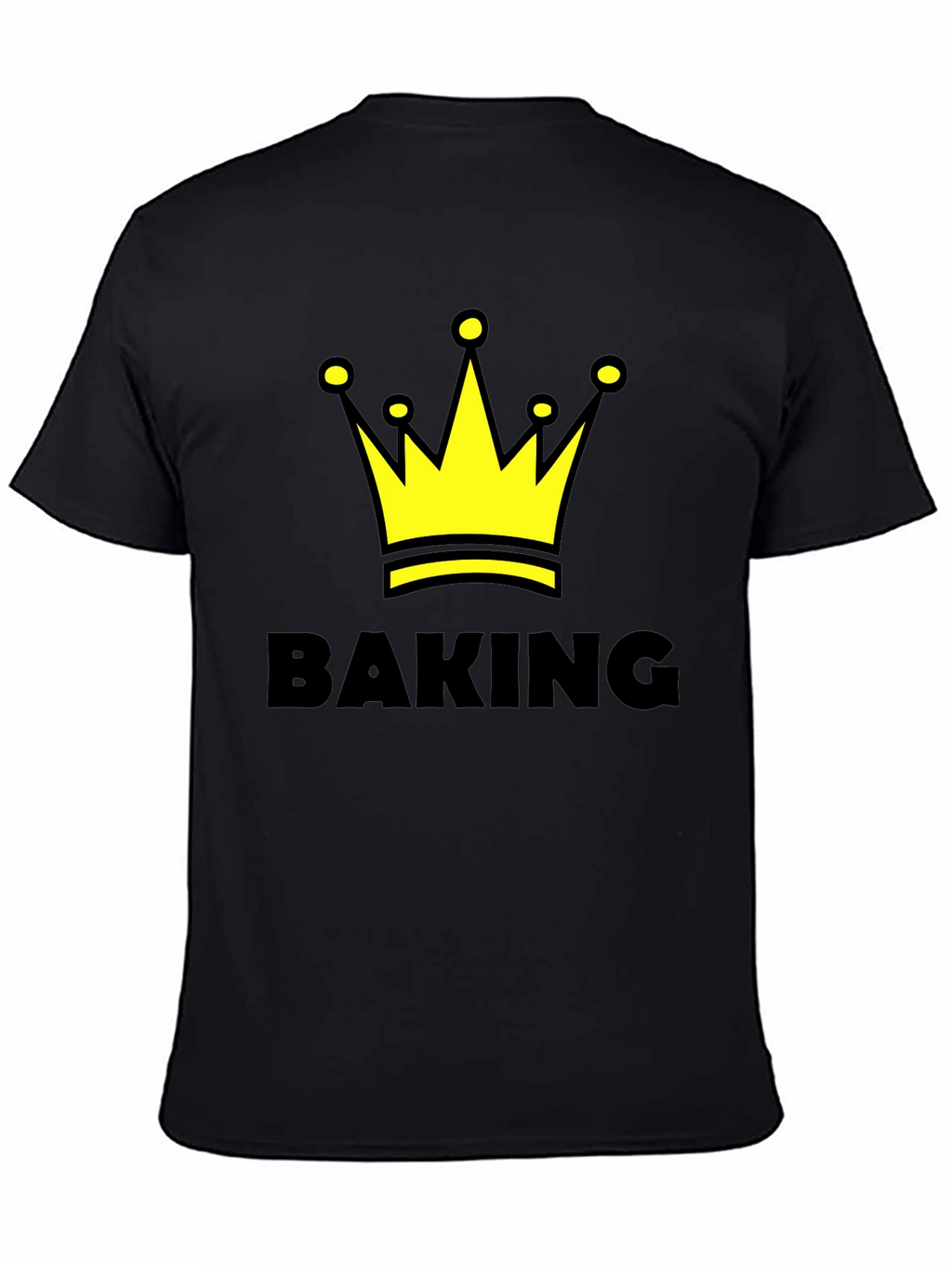 Baking King T-Shirt - Crown Design