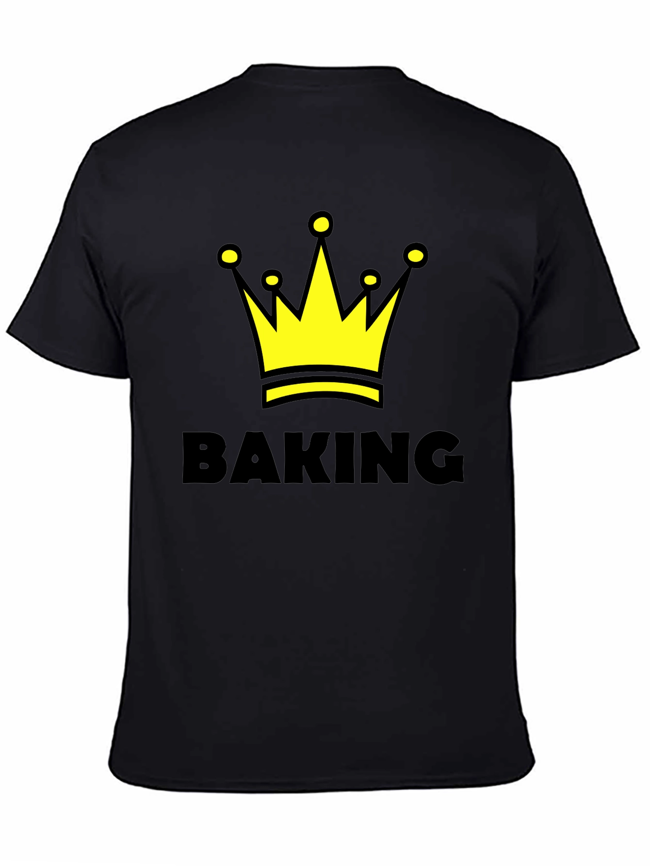 Baking King T-Shirt - Crown Design