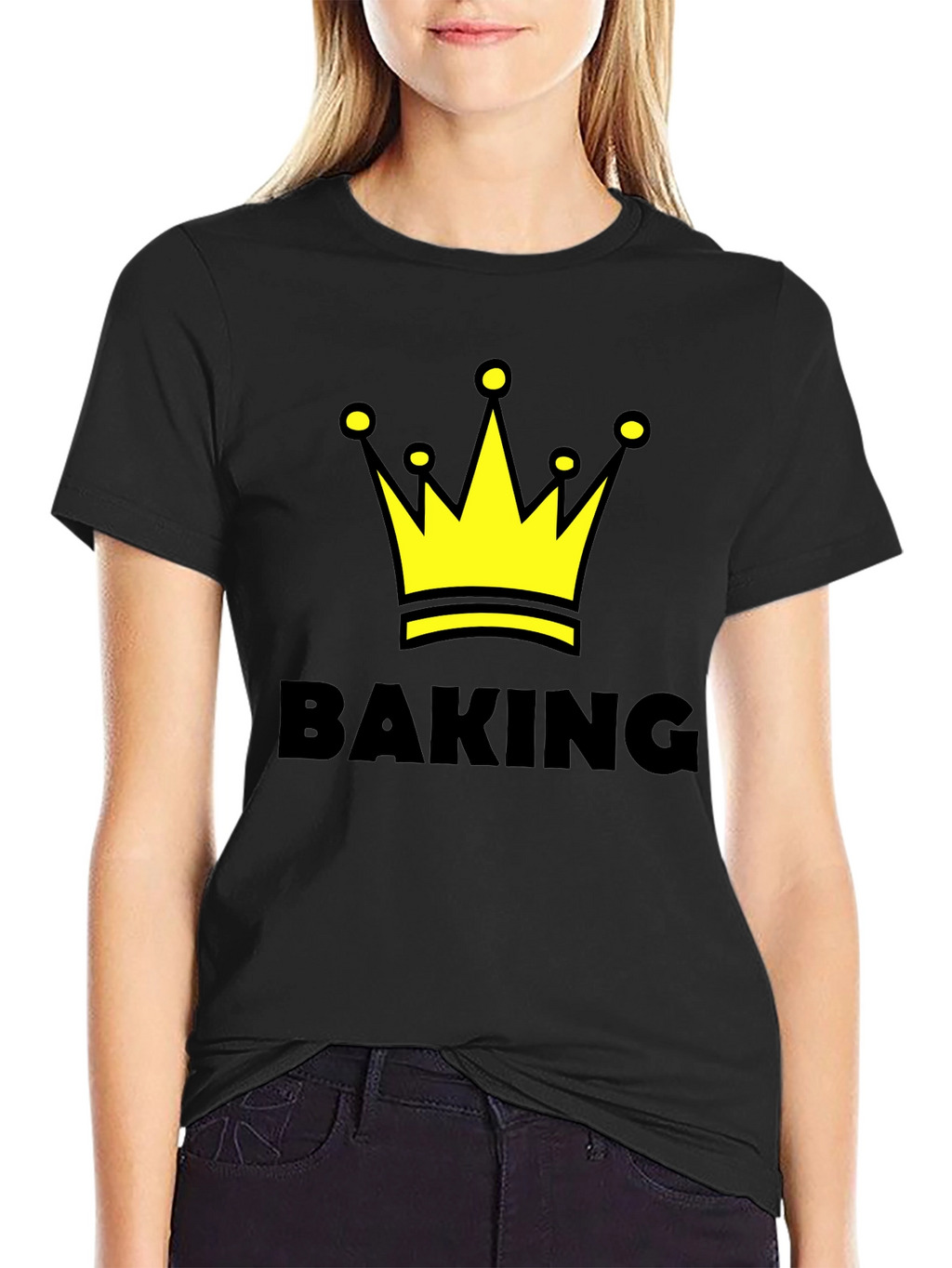 Baking King T-Shirt - Crown Design