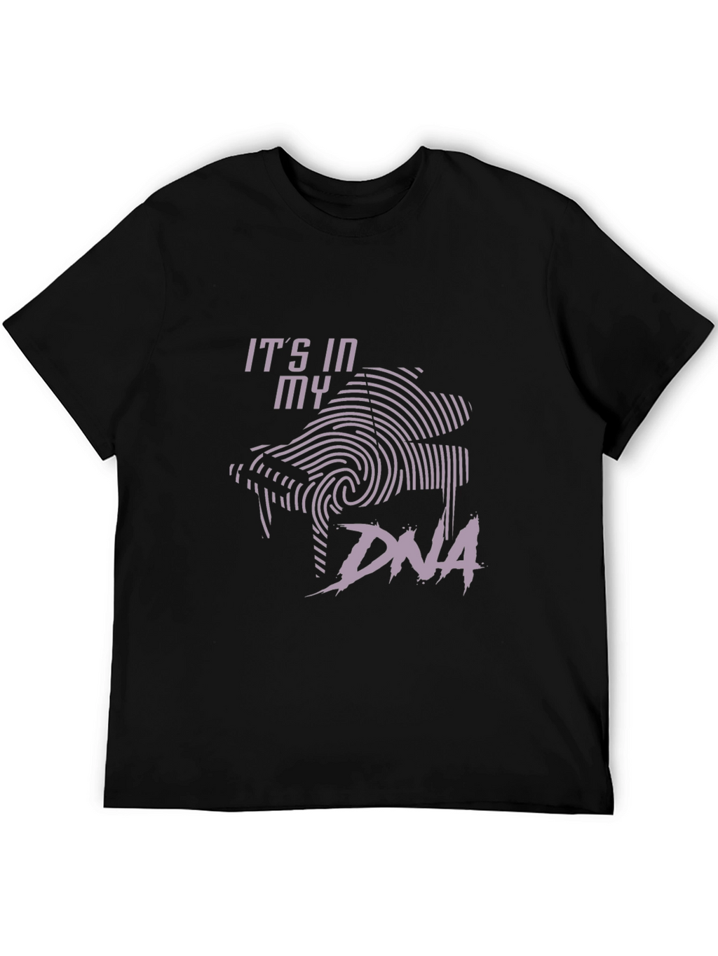 Piano DNA T-Shirt - Musical Fingerprint Tee