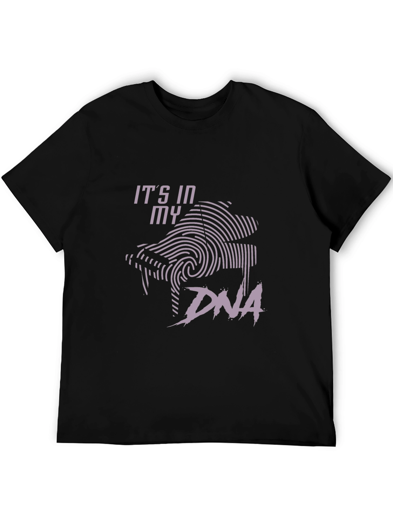 Piano DNA T-Shirt - Musical Fingerprint Tee