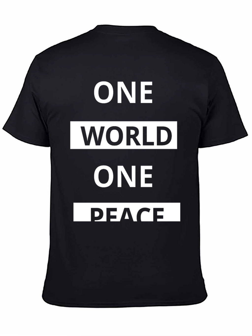One World One Peace Graphic T-Shirt
