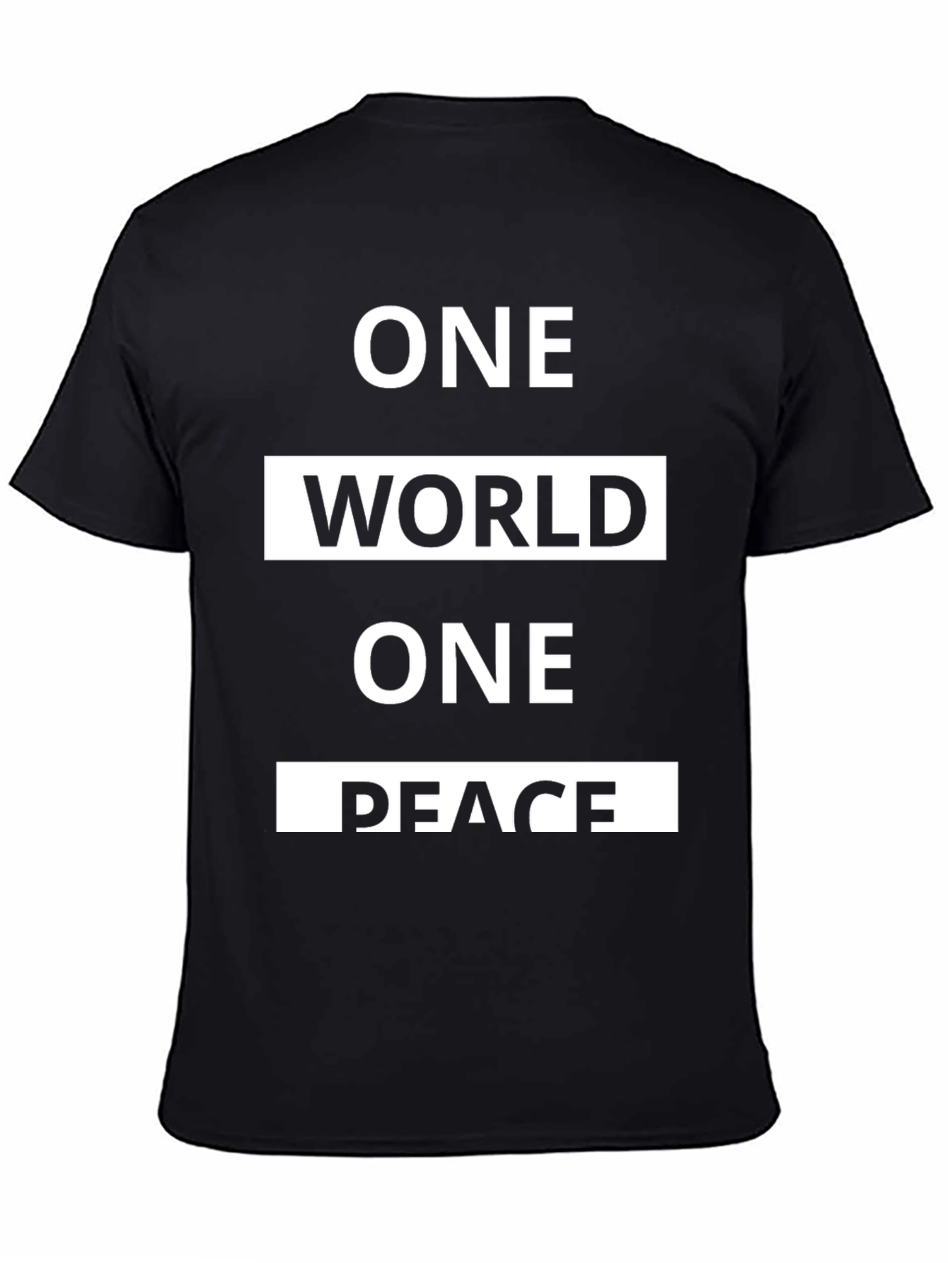 One World One Peace Graphic T-Shirt