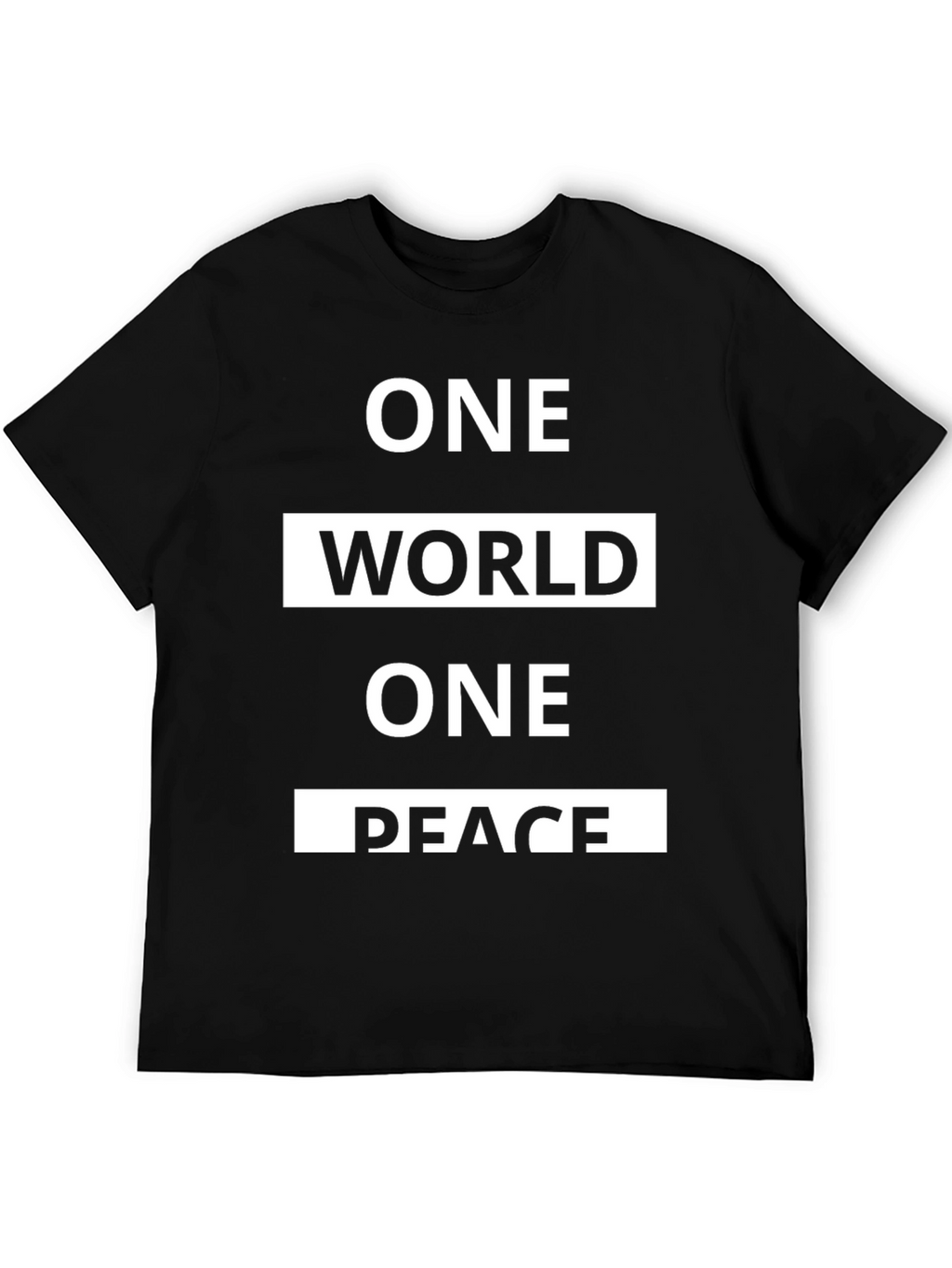 One World One Peace Graphic T-Shirt